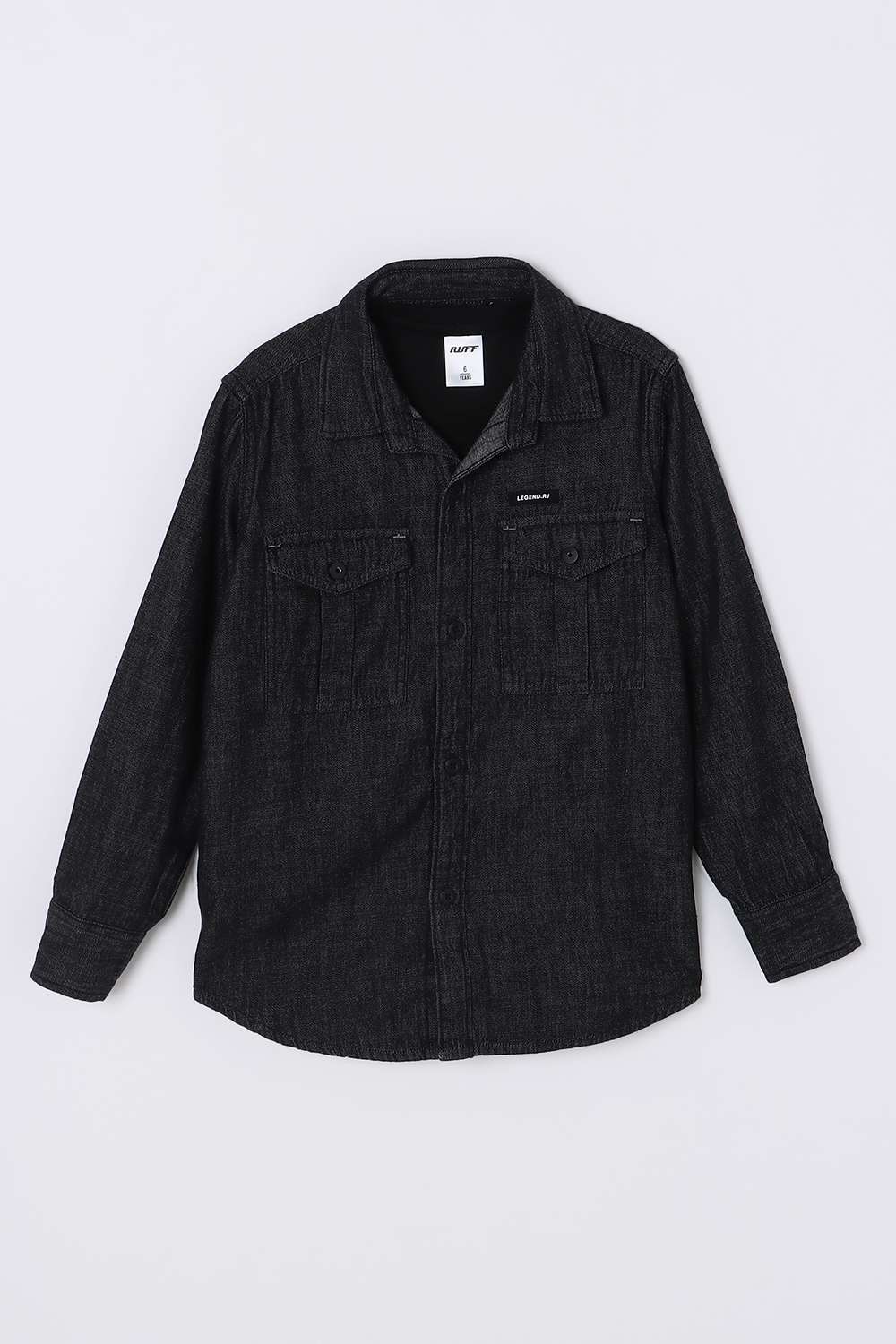 Solid-Cotton-Collared-Boy-s-Shirt