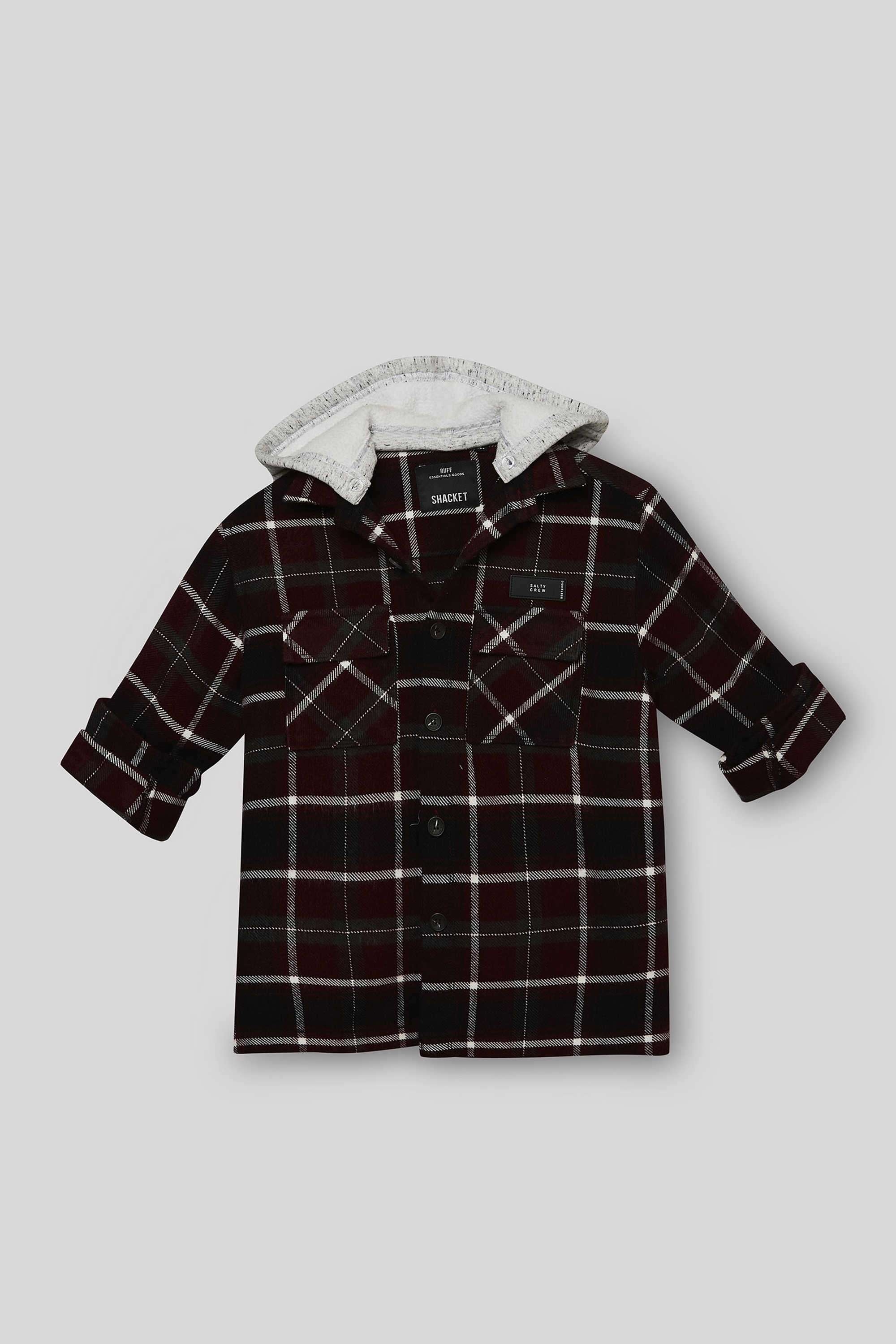Solid-Blended-Fabric-Round-Neck-Boys-Jacket