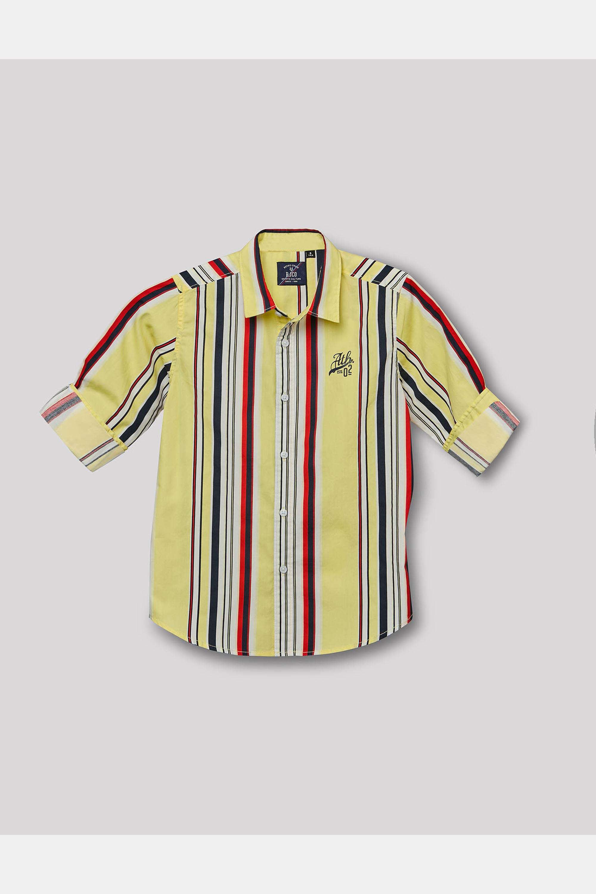 Solid-Cotton-Collared-Boy-s-Shirt