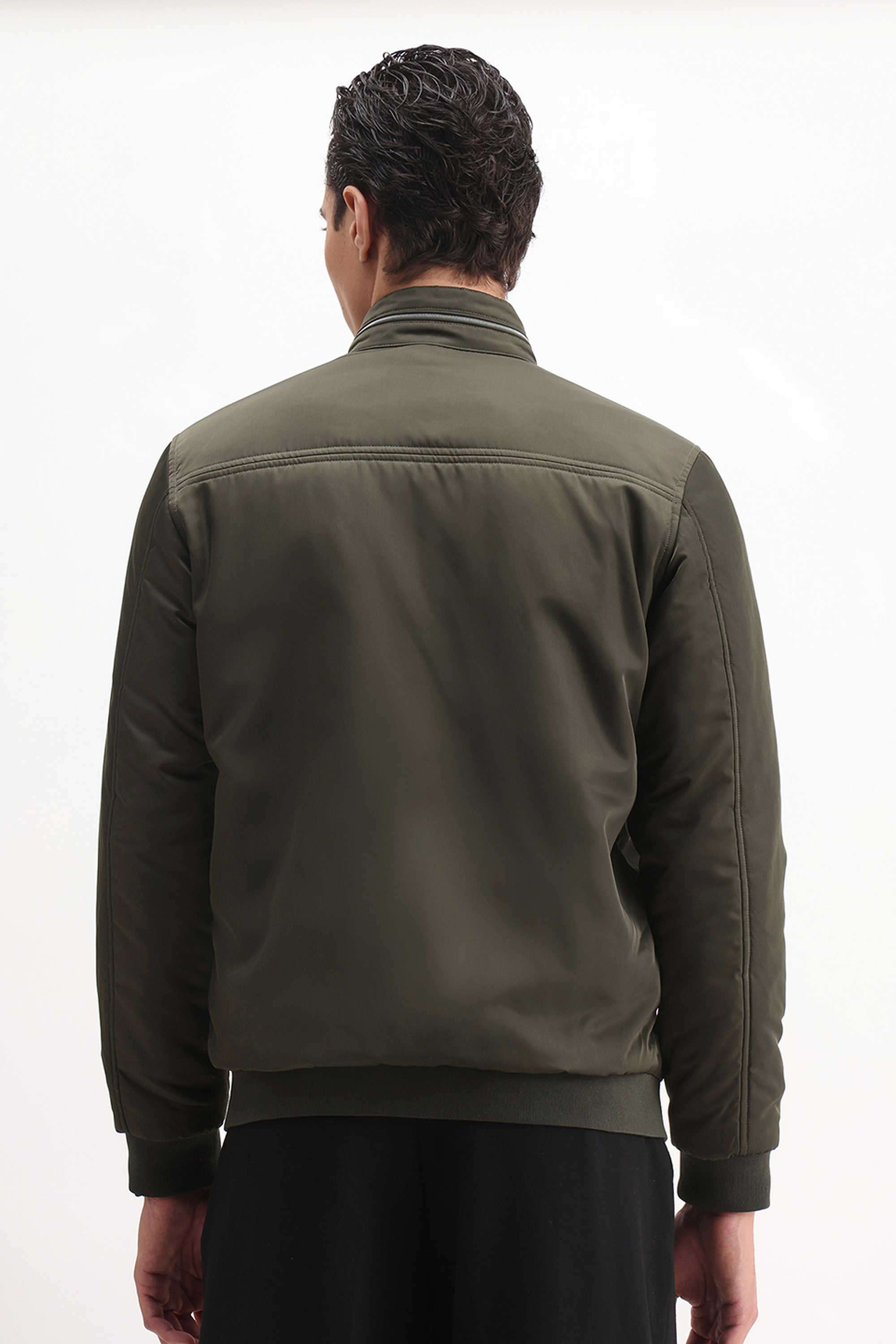 Solid-Cotton-Regular-Fit-Men-s-Jacket