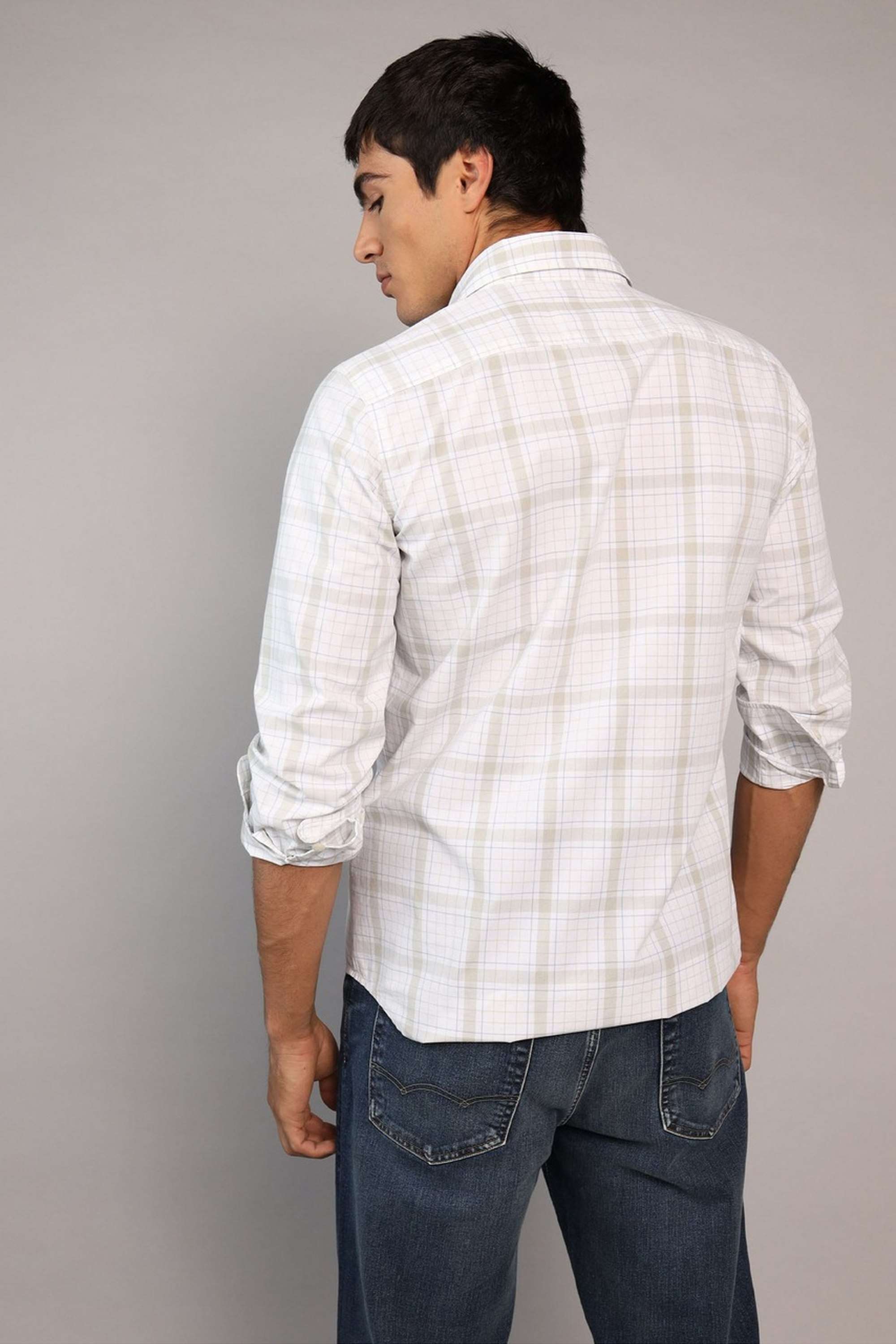 Solid-Cotton-Slim-Fit-Men-s-Casual-Wear-Shirt