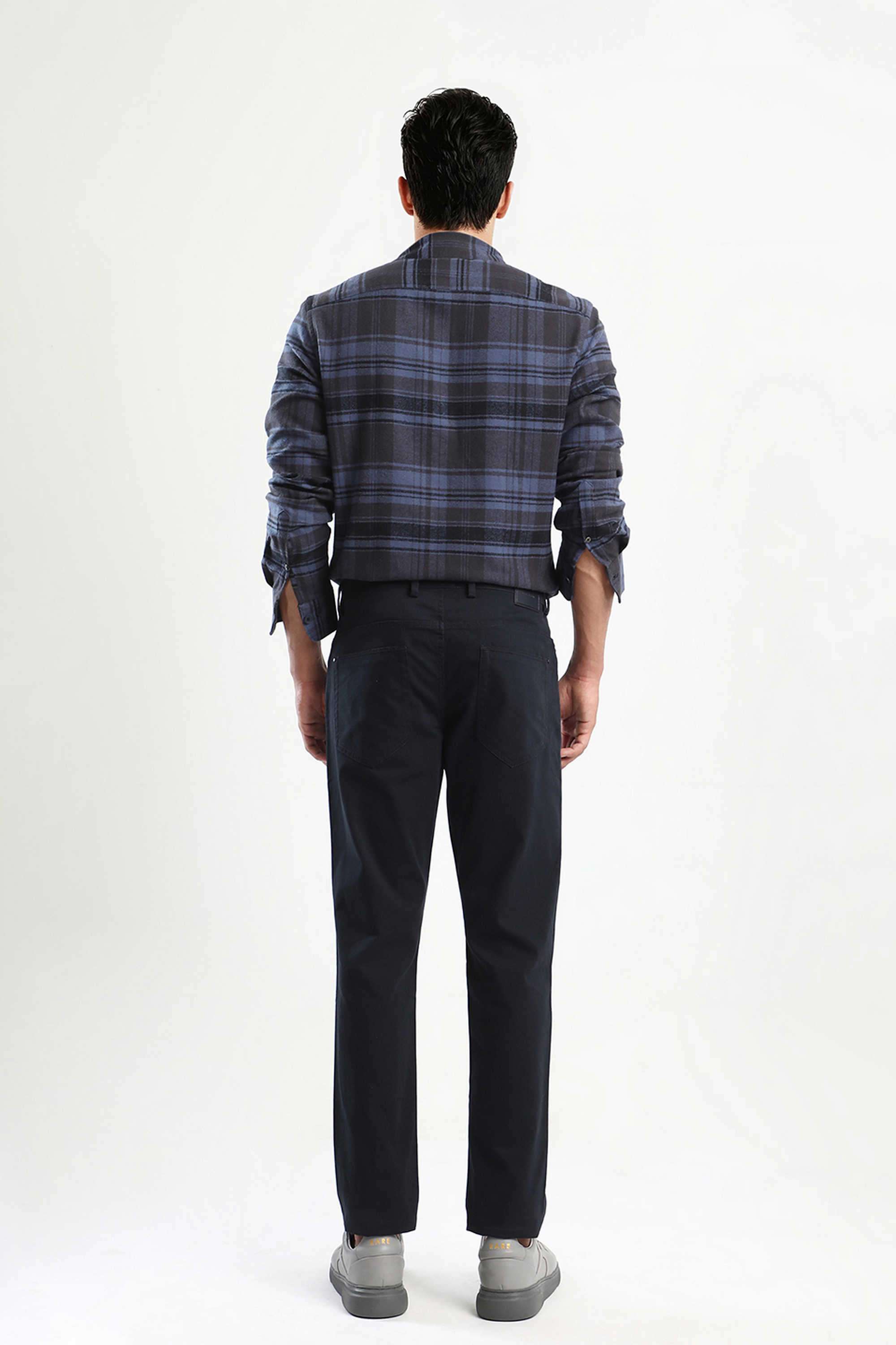 Solid-Cotton-Regular-Fit-Men-s-Casual-Trousers