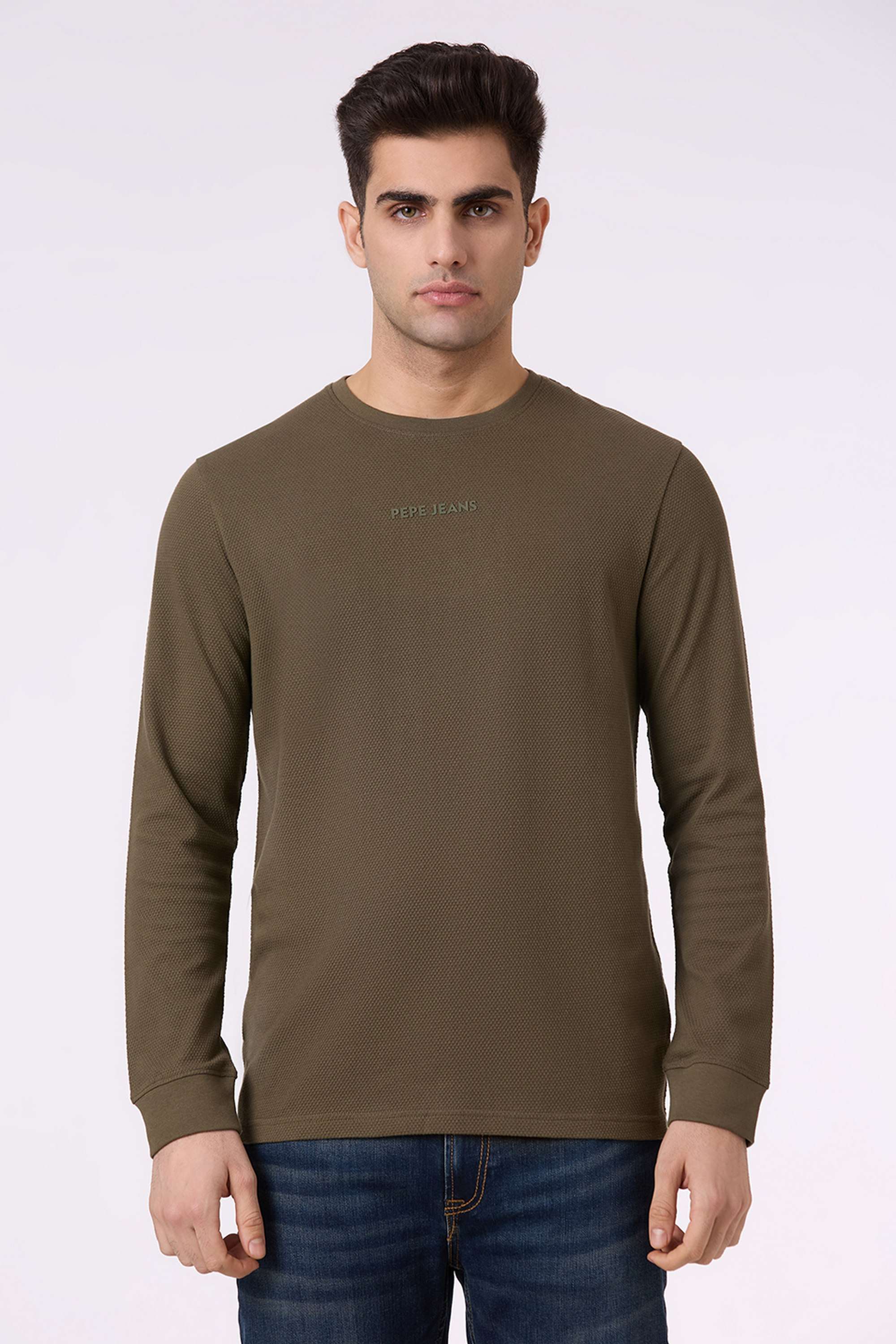 Solid-Cotton-Round-Neck-Men-s-T-Shirt