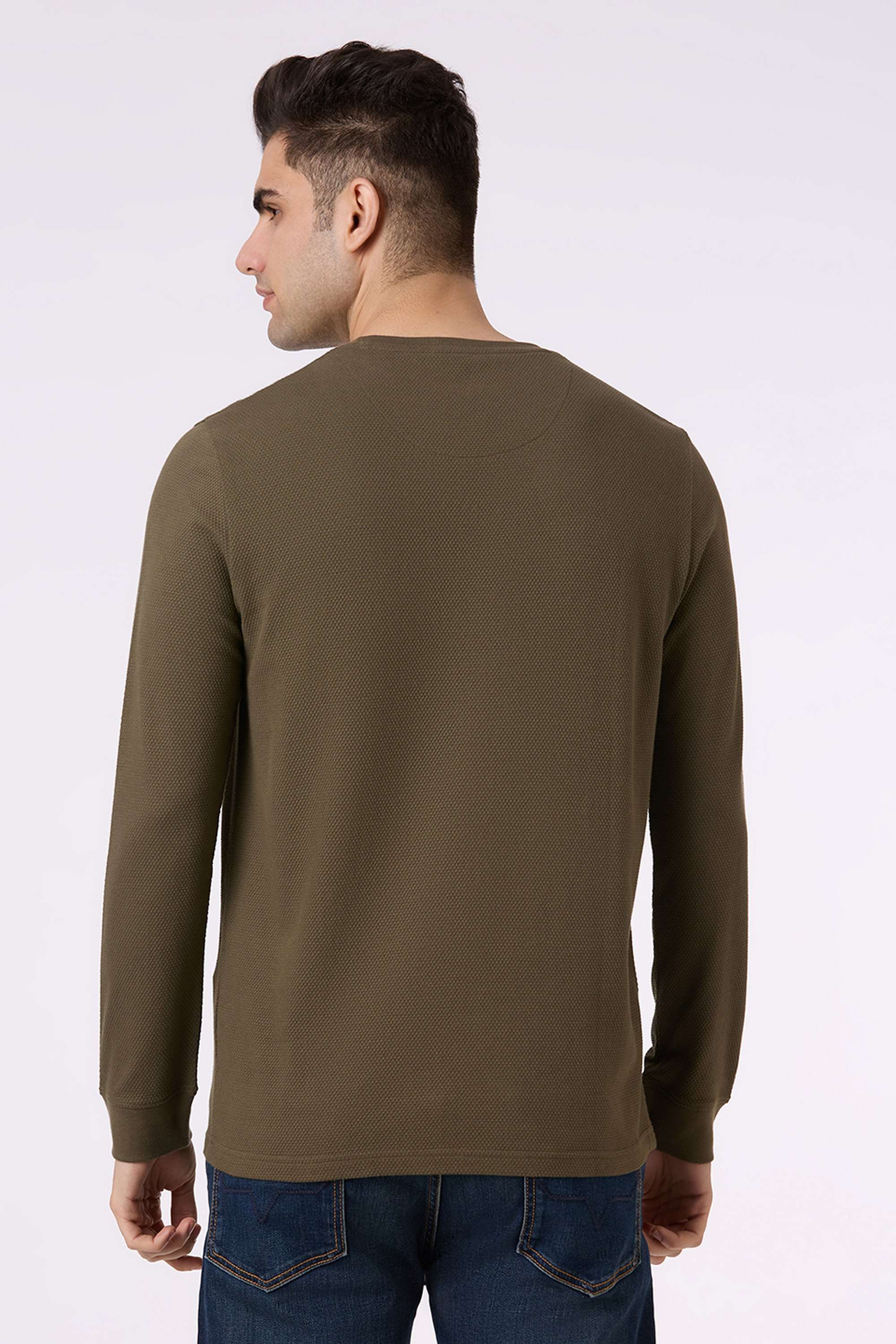 Solid-Cotton-Round-Neck-Men-s-T-Shirt