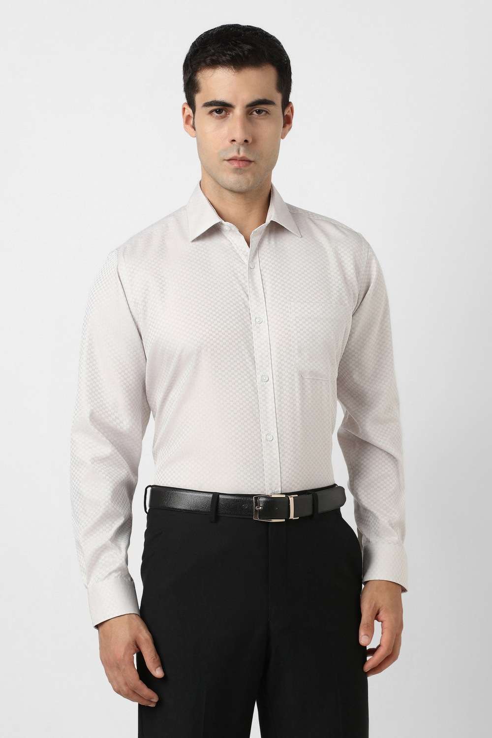 Checks-Cotton-Regular-Fit-Men-s-Formal-Wear-Shirt