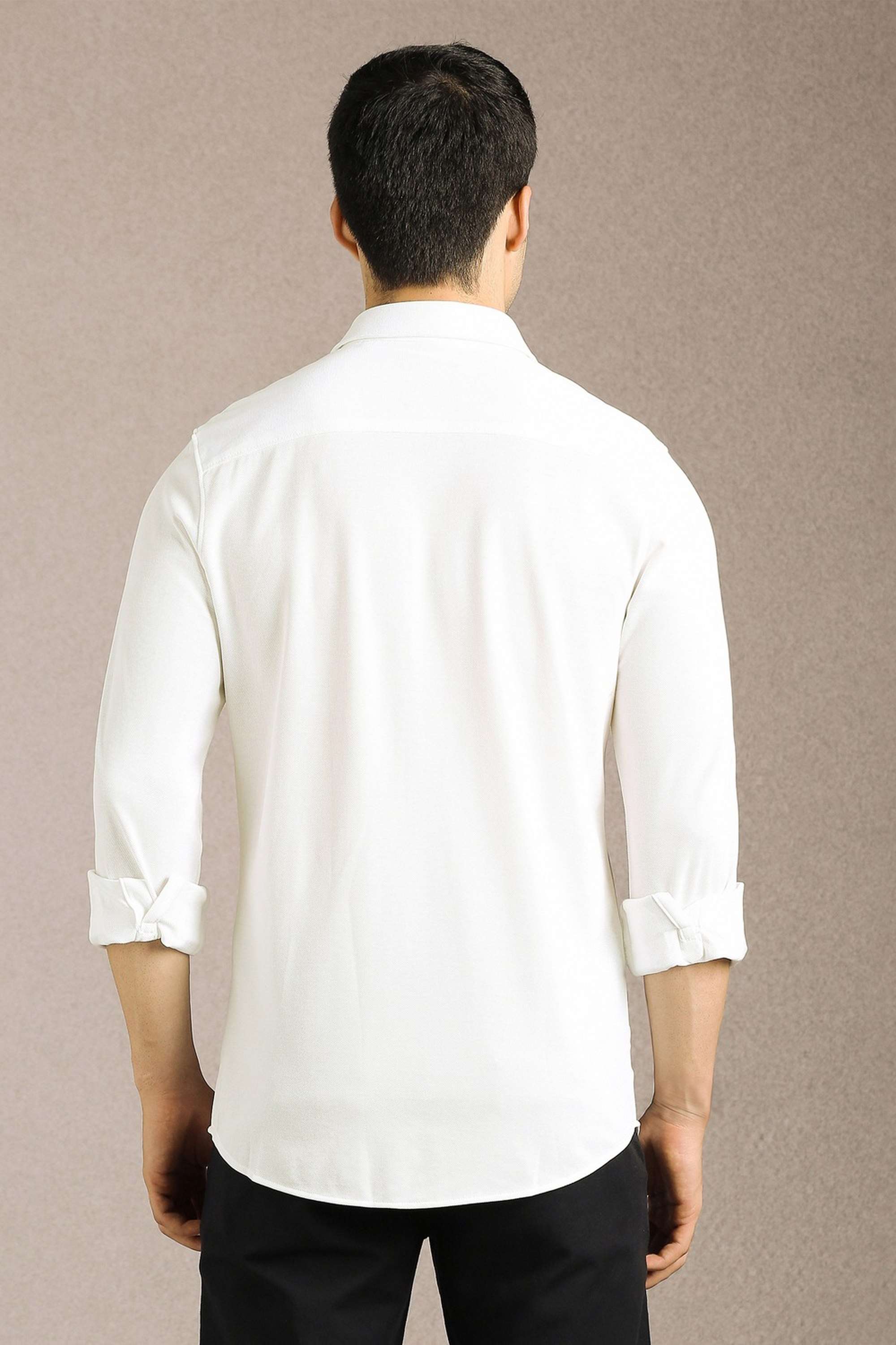 Solid-Cotton-Slim-Fit-Men-s-Casual-Shirt