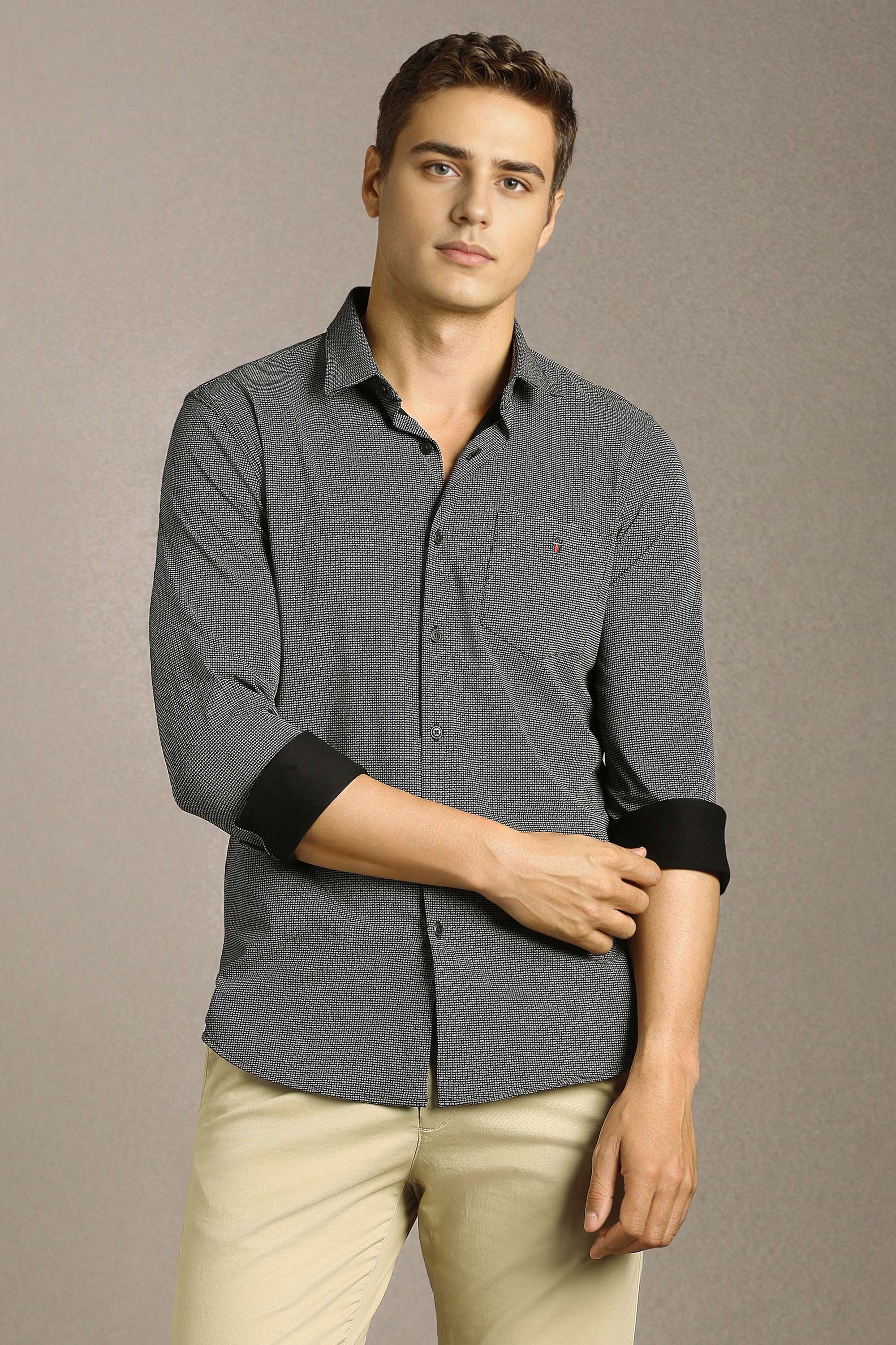 Printed-Cotton-Blend-Slim-Fit-Men-s-Casual-Shirt