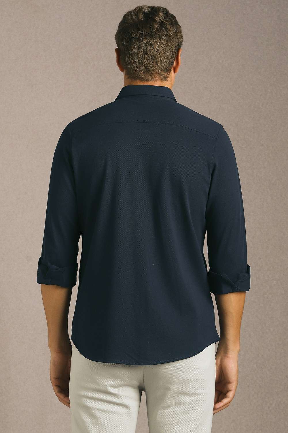 Solid-Cotton-Slim-Fit-Men-s-Casual-Wear-Shirt