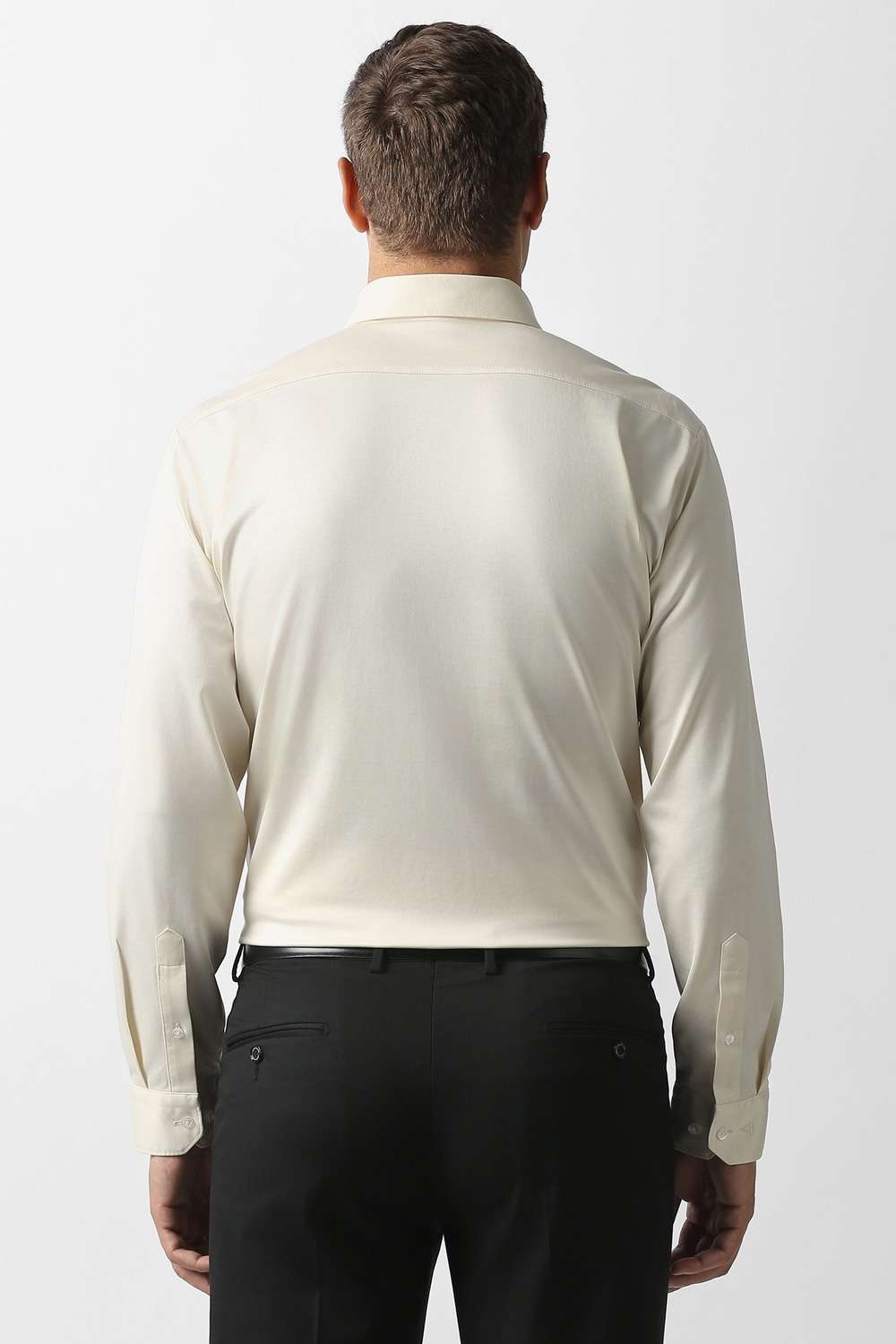 Solid-100--Cotton-Slim-Fit-Men-s-Formal-Shirt