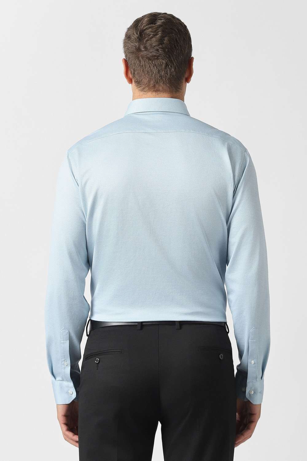 Solid-100--Cotton-Slim-Fit-Men-s-Formal-Shirt