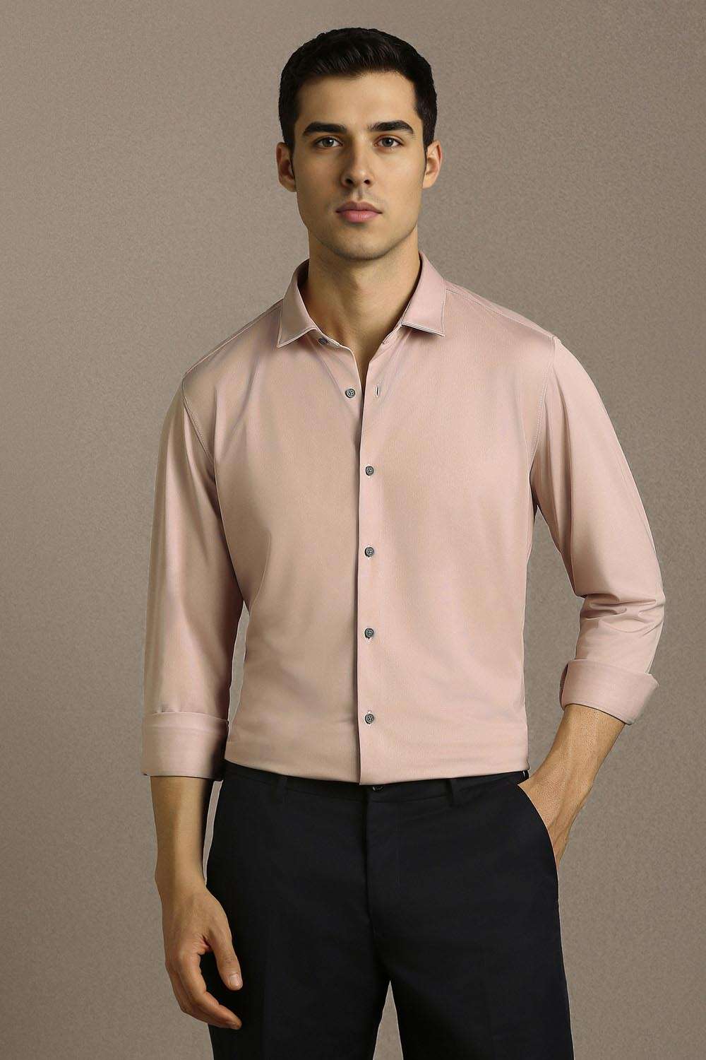 Solid-Polyester-Super-Slim-Fit-Men-Formal-Shirt