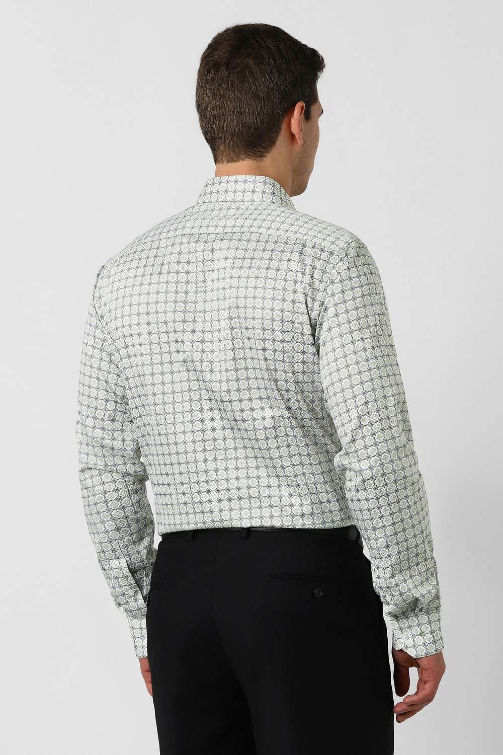 Geometric-Print-Cotton-Regular-Fit-Men-s-Formal-Wear-Shirt