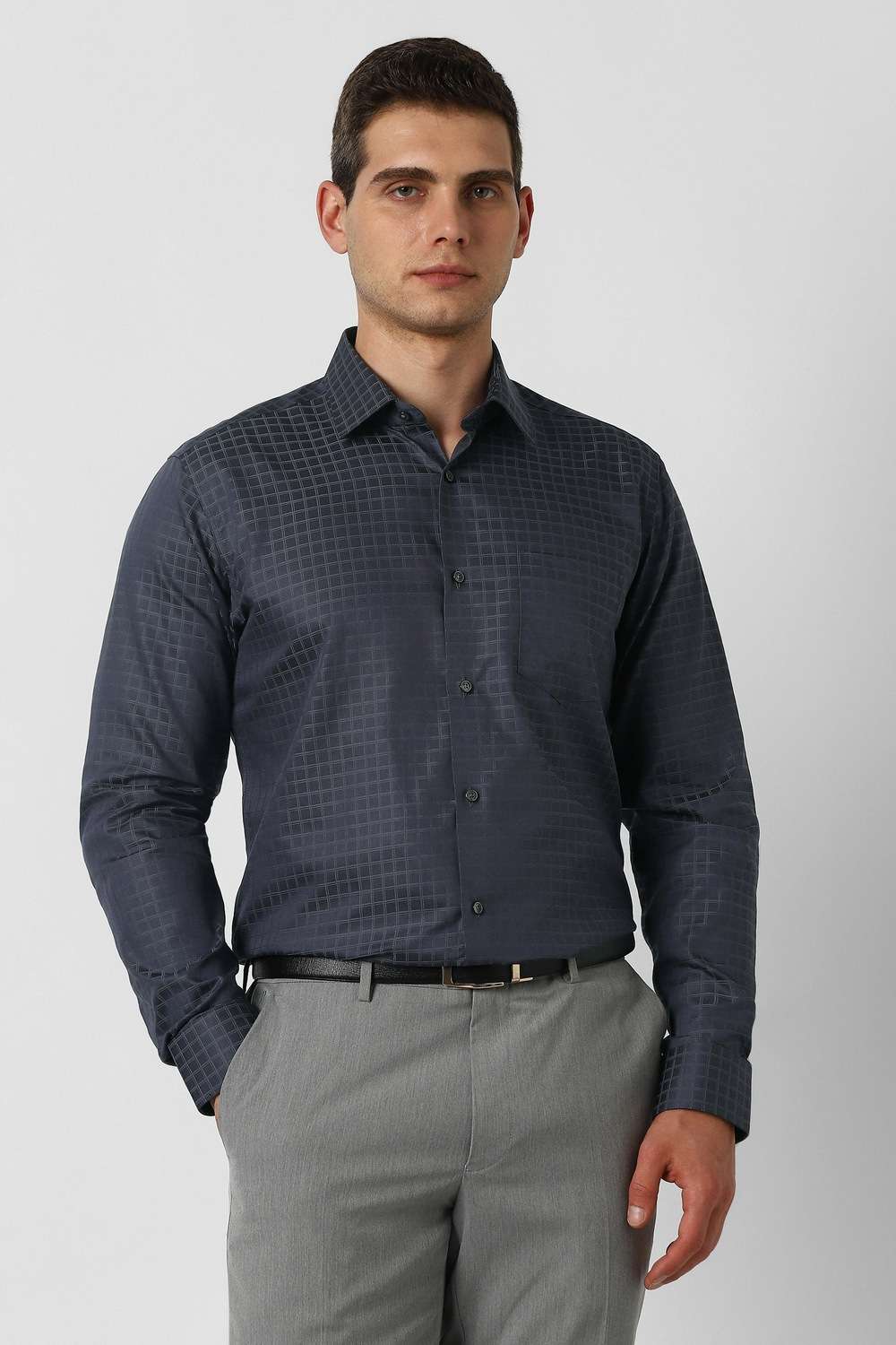 Dobby-Cotton-Regular-Fit-Men-s-Formal-Shirt