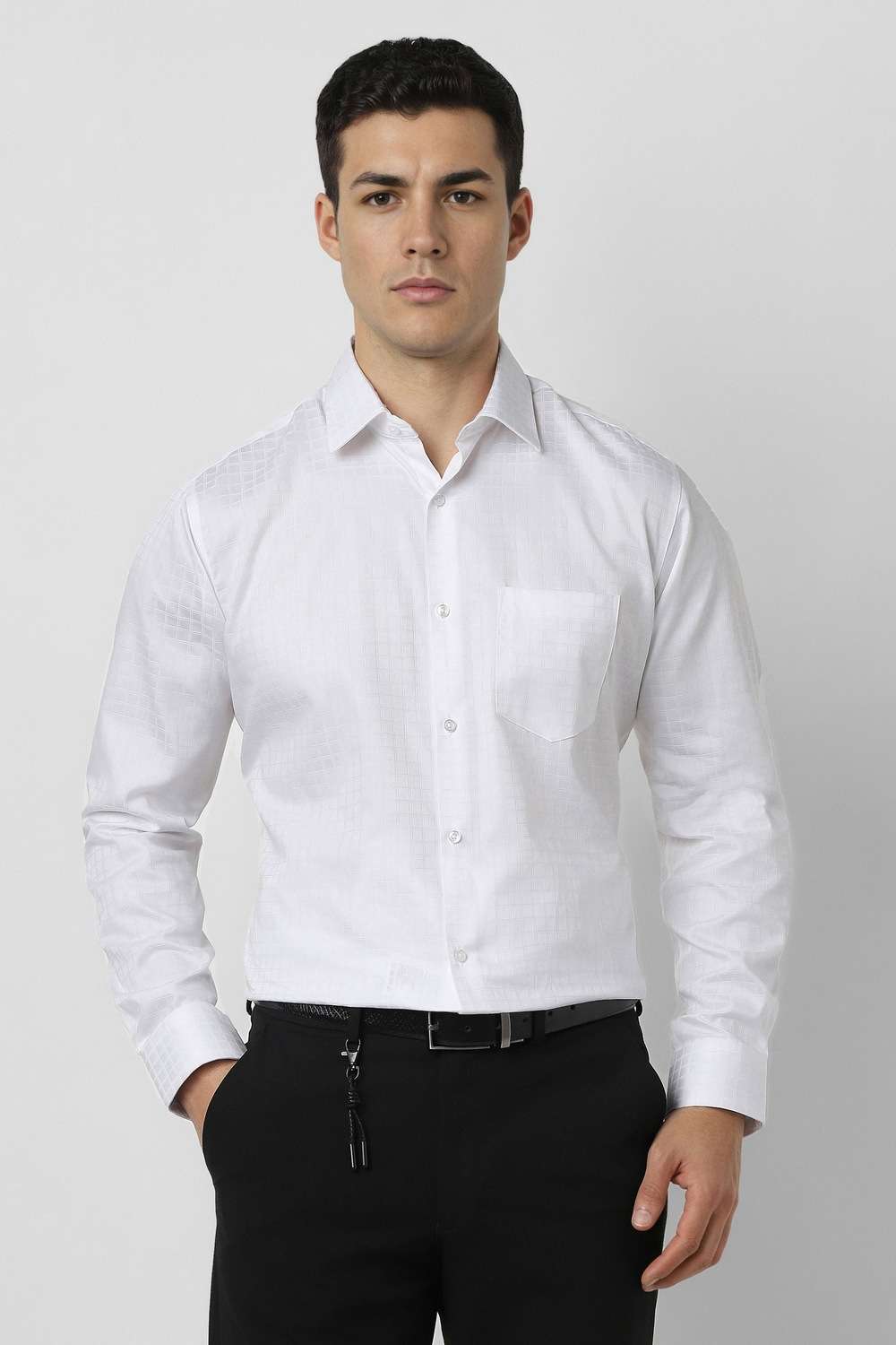 Checks-Cotton-Regular-Fit-Men-s-Formal-Wear-Shirt