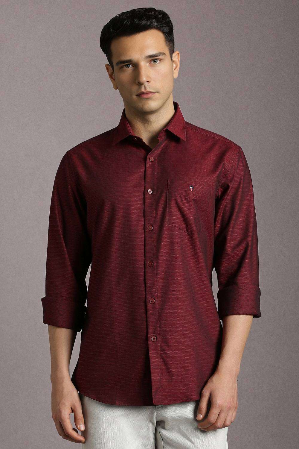Textured-Cotton-Slim-Fit-Men-s-Shirt