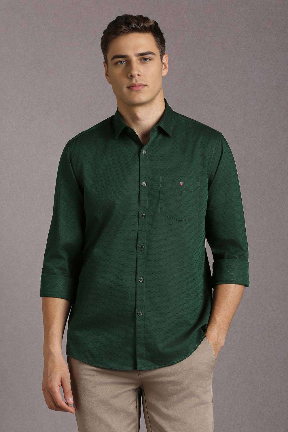 Textured-Cotton-Slim-Fit-Men-s-Shirt