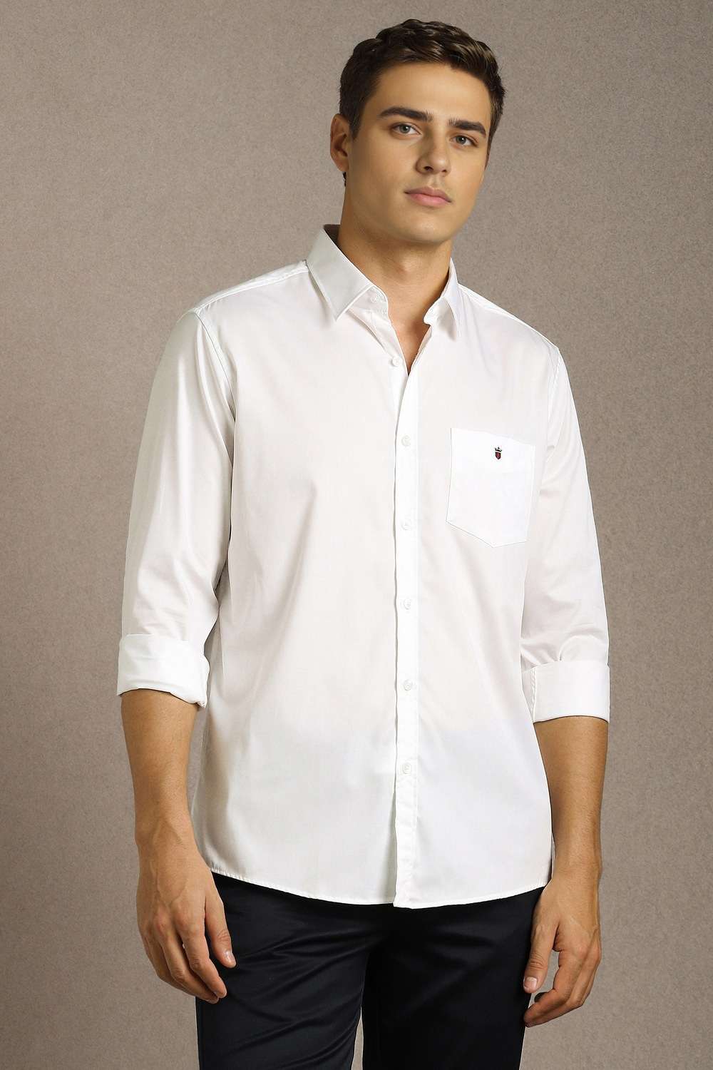 Solid-Cotton-Slim-Fit-Men-s-Casual-Shirt