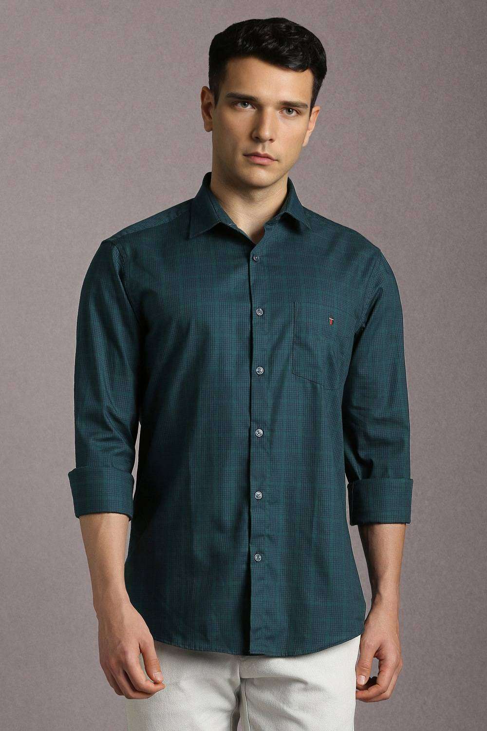 Checks-Cotton-Slim-Fit-Men-s-Shirt