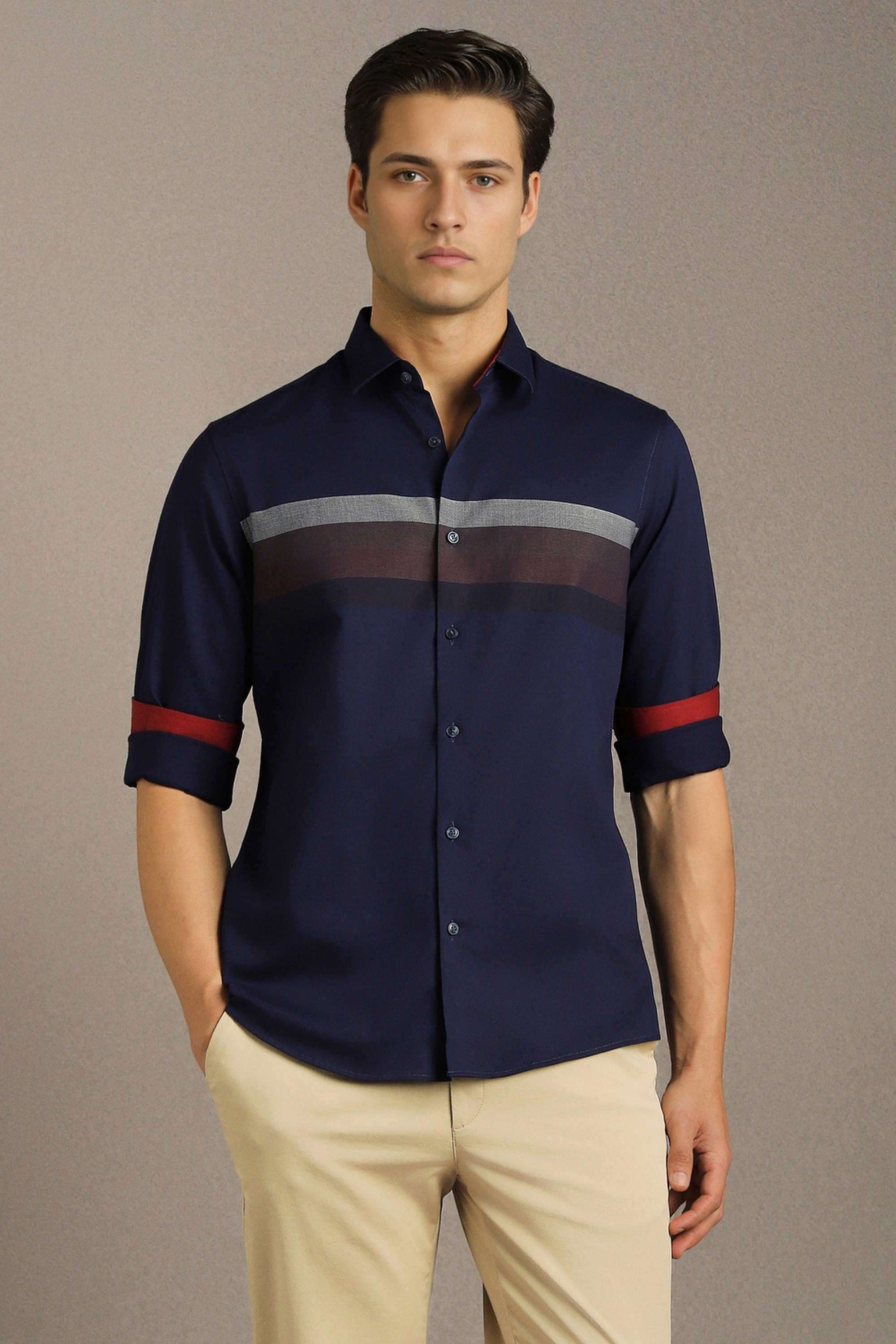 Stripes-Cotton-Slim-Fit-Men-s-Casual-Shirt