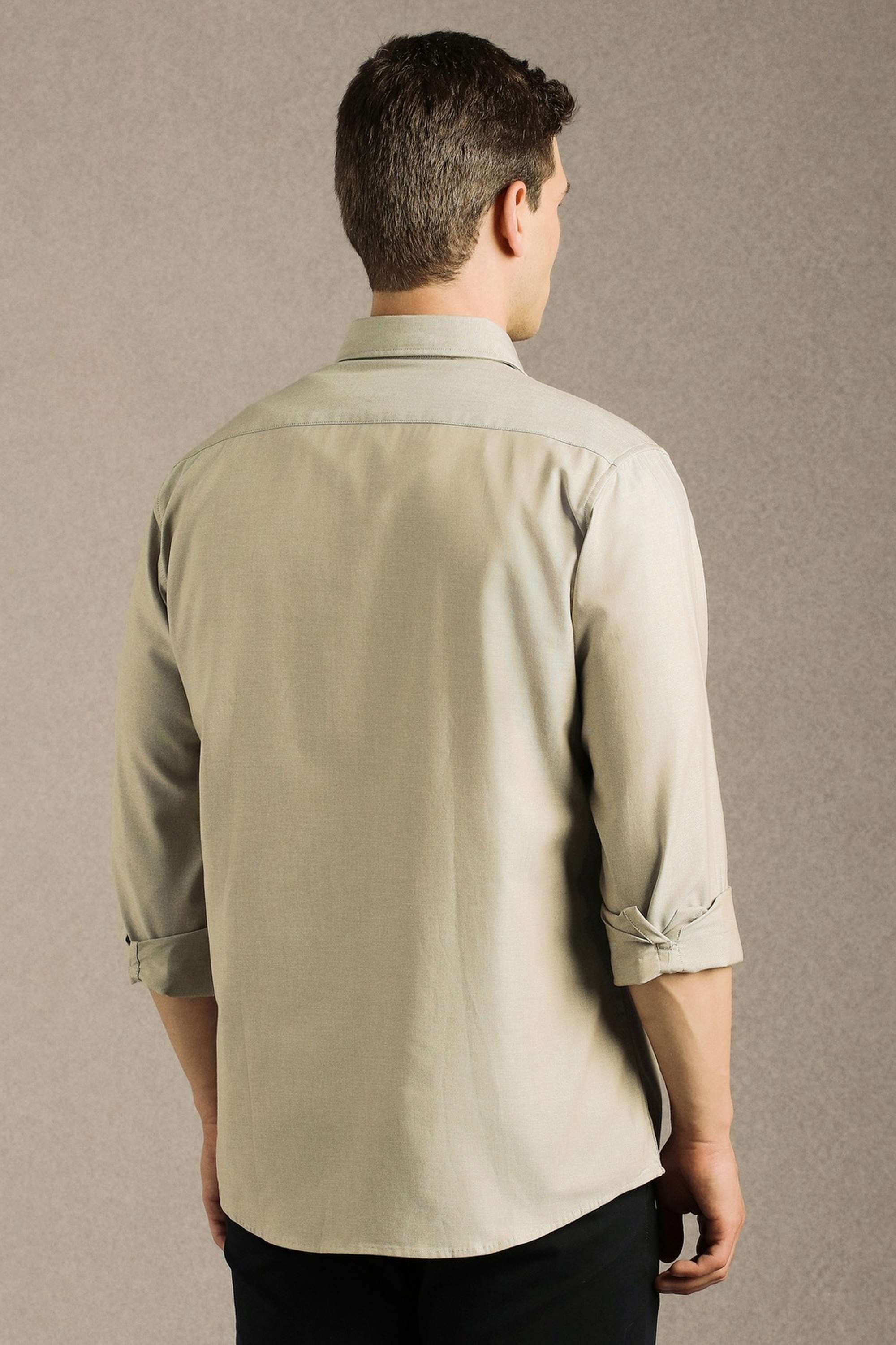 Solid-Cotton-Slim-Fit-Men-s-Casual-Shirt