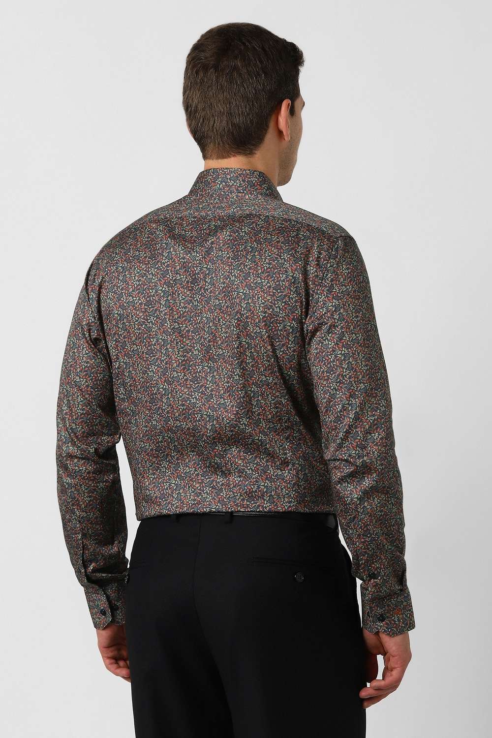 Printed-Cotton-Slim-Fit-Men-s-Causal-Shirt