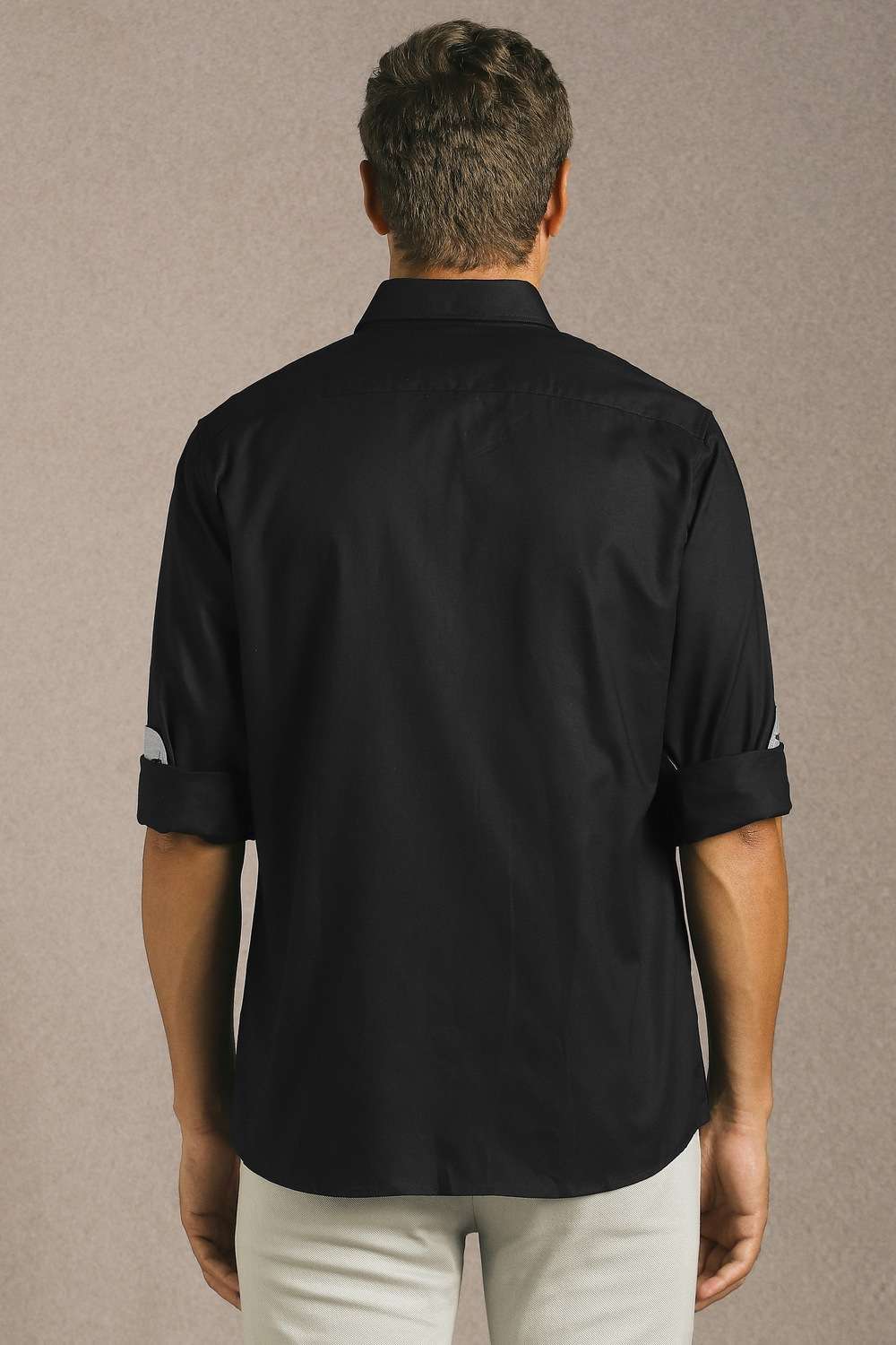 Solid-Cotton-Slim-Fit-Men-s-Casual-Shirt