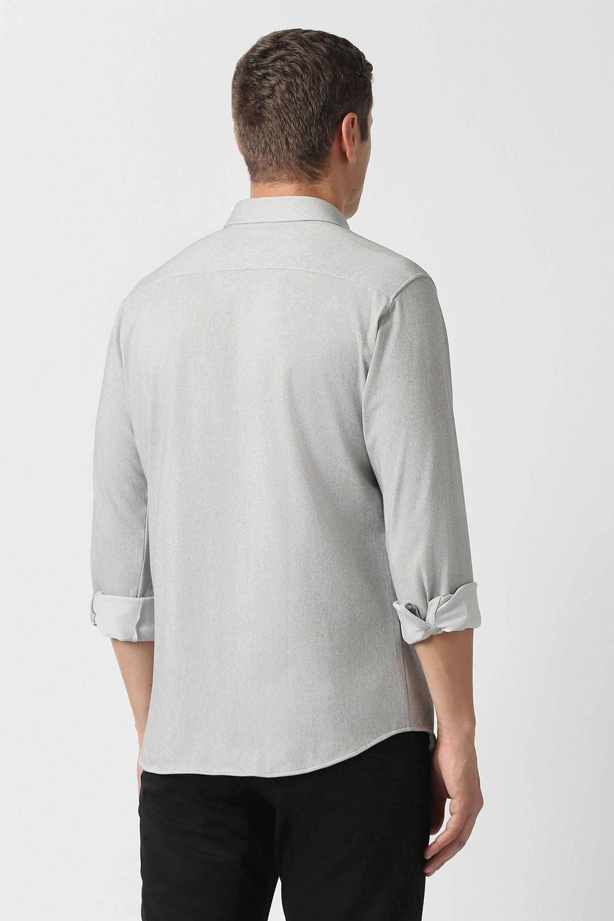 Solid-Cotton-Slim-Fit-Men-s-Casual-Shirt