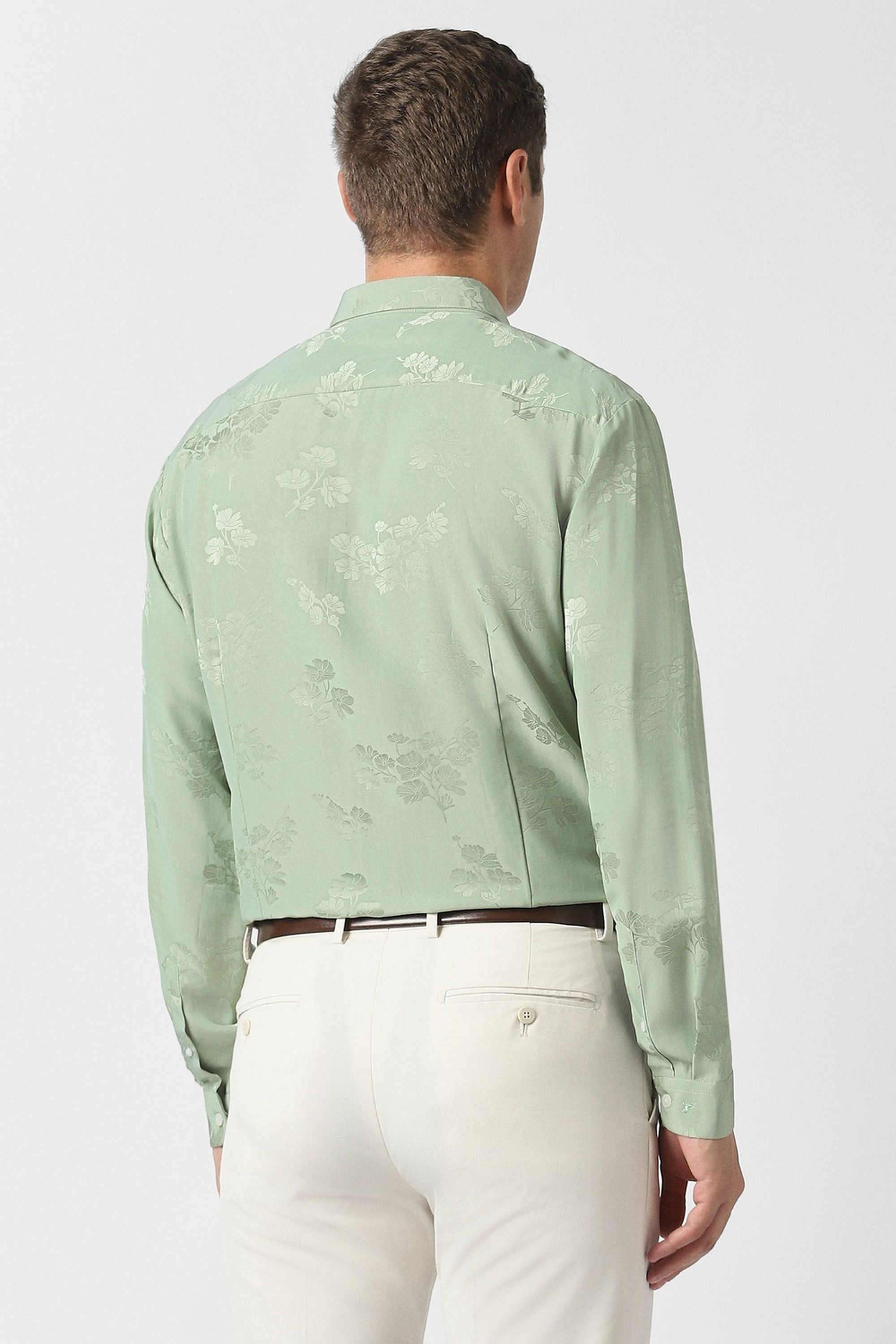 Solid-Rayon-Slim-Fit-Men-Formal-Wear-Shirt