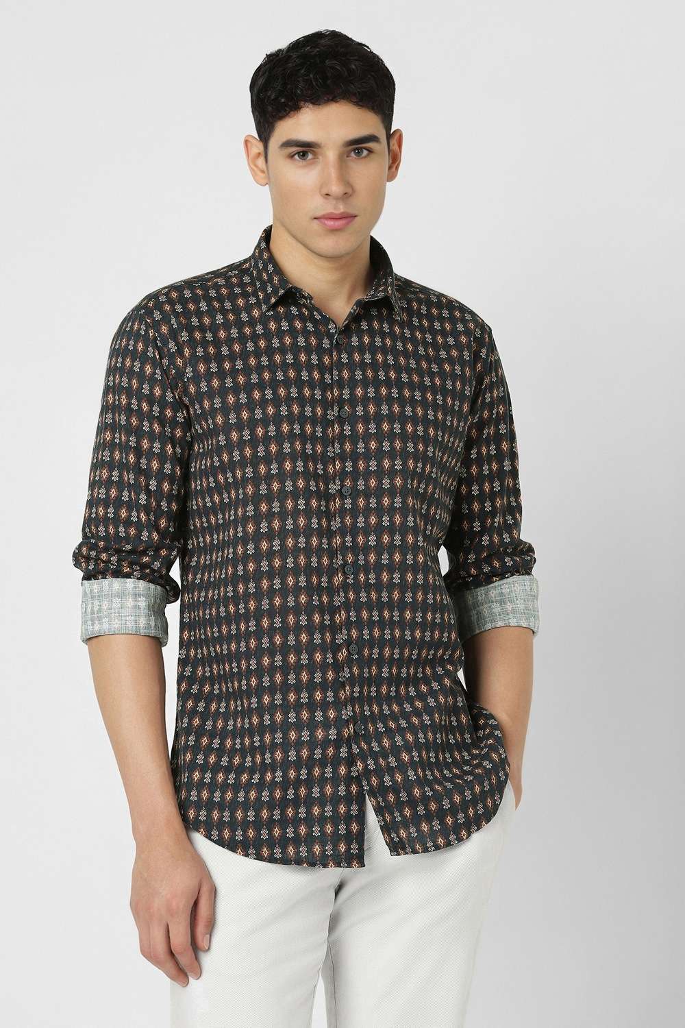 Block-Print-Cotton-Slim-Fit-Men-s-Casual-Shirt