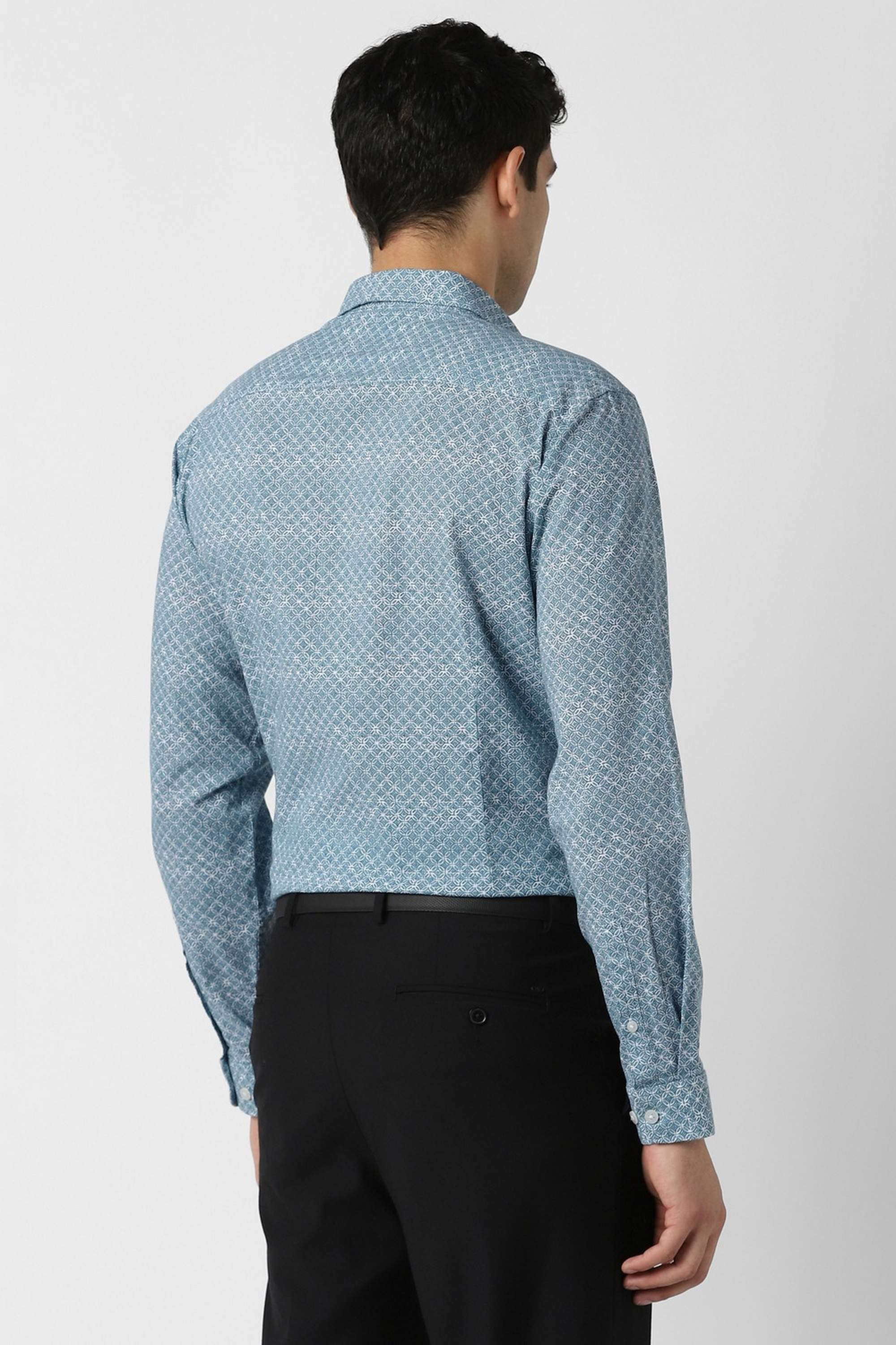 Printed-Cotton-Slim-Fit-Men-s-Formal-Shirt