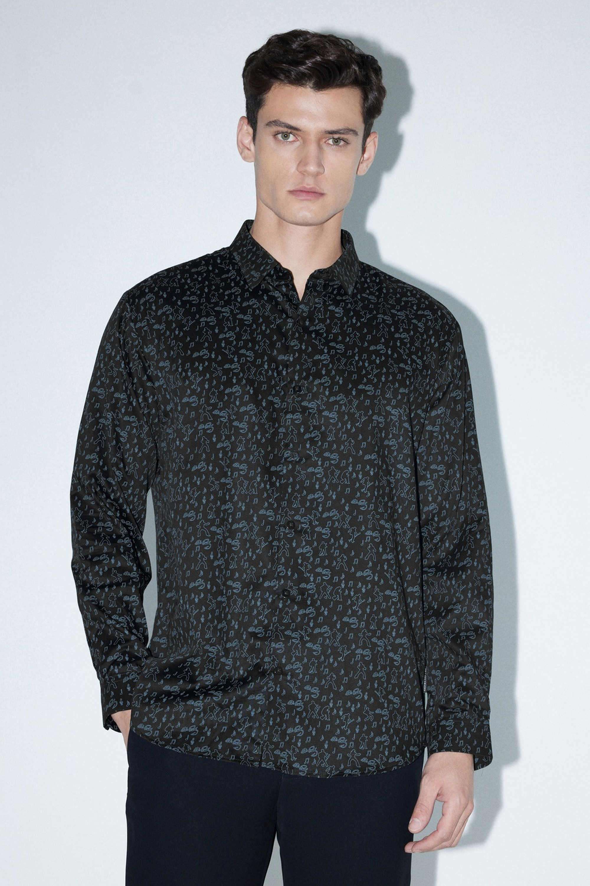 Printed-Cotton-Slim-Fit-Men-s-Casual-Shirt