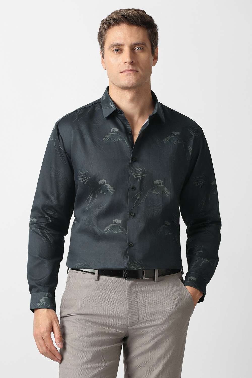Printed-Cotton-Slim-Fit-Men-s-Casual-Shirt
