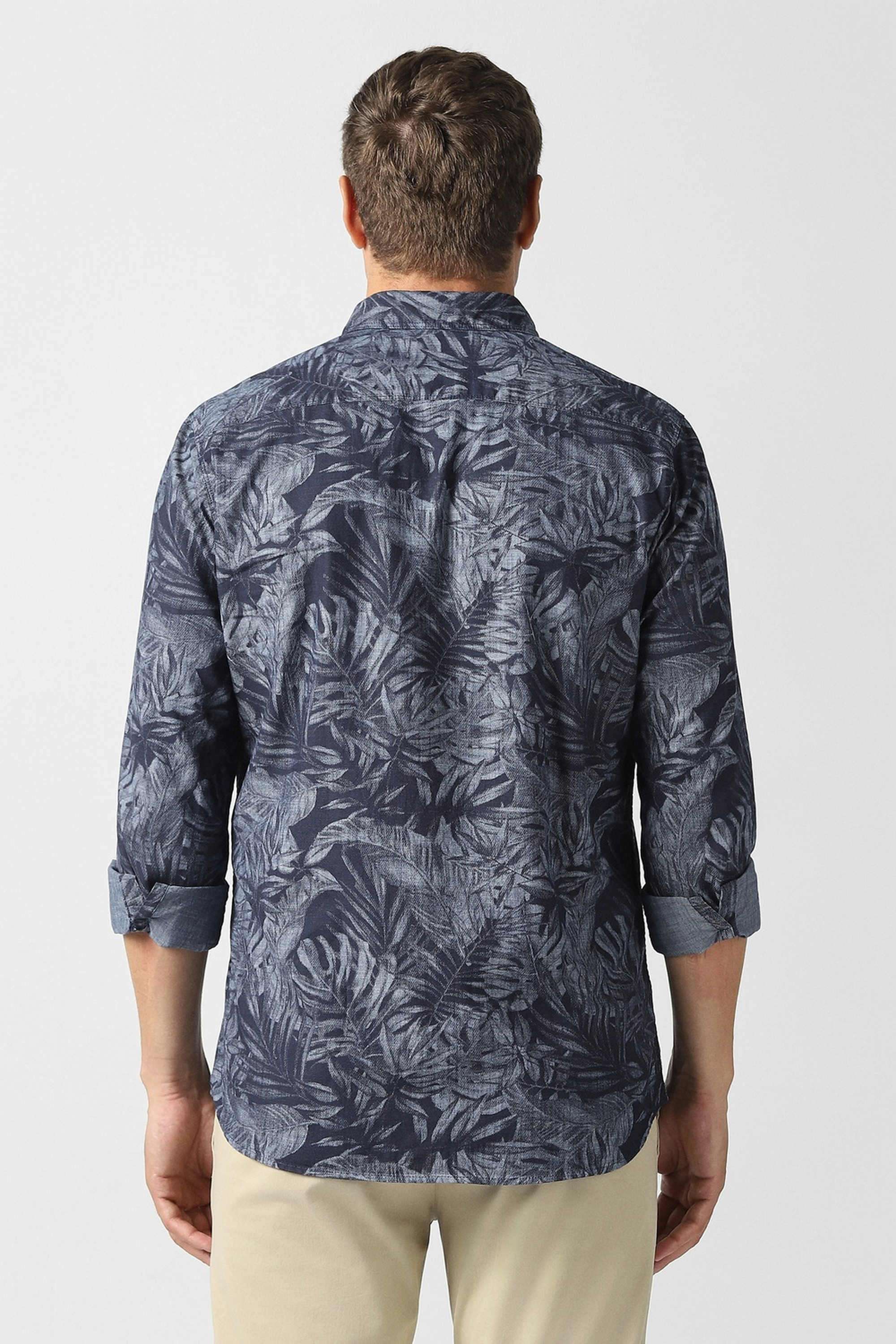 Printed-Cotton-Slim-Fit-Men-s-Casual-Shirt