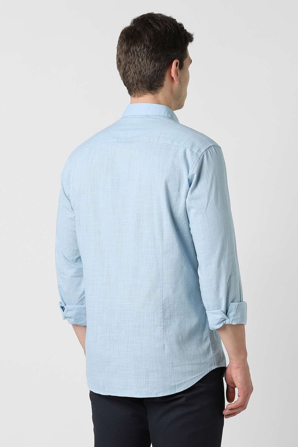 Solid-Cotton-Slim-Fit-Men-s-Casual-Shirt