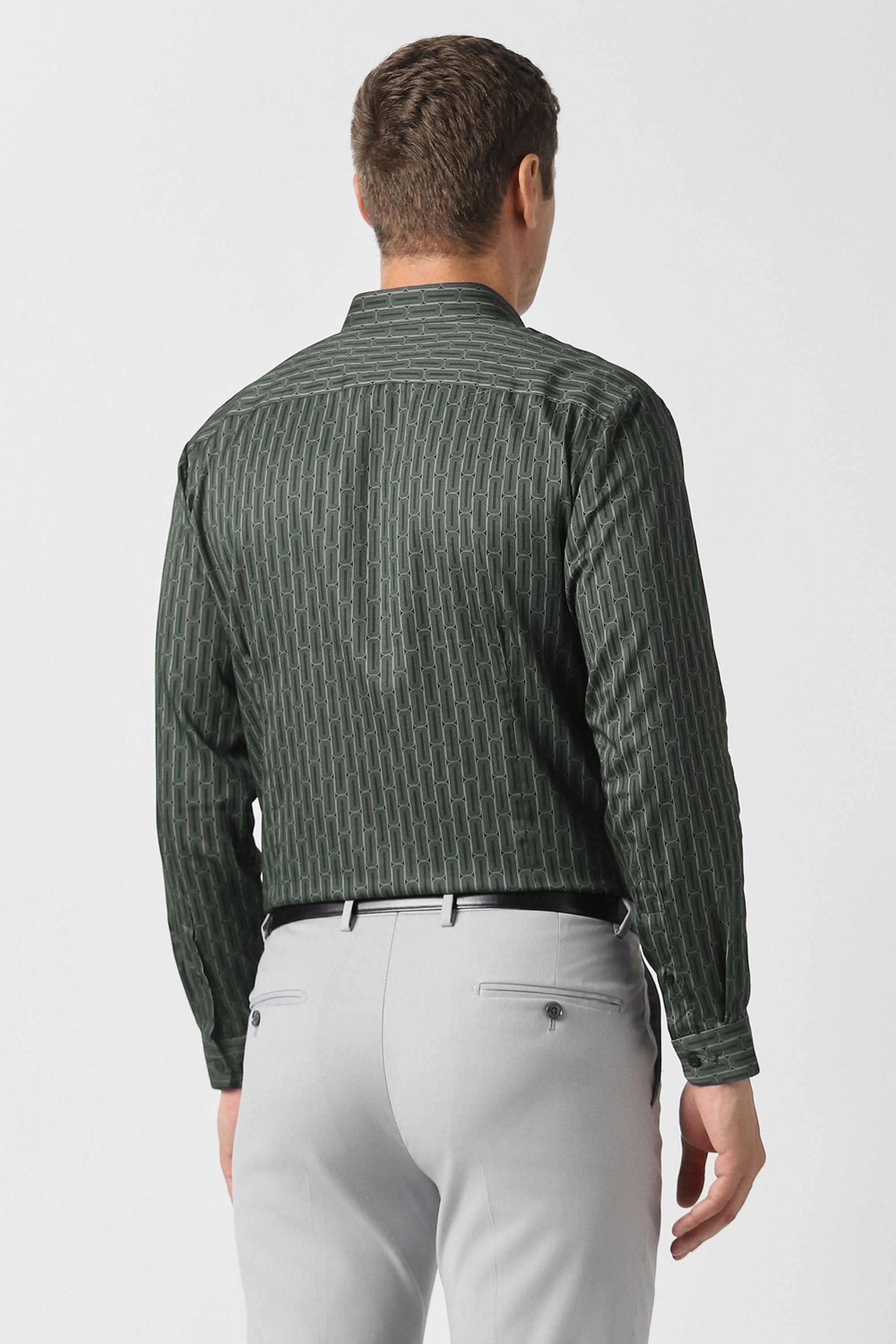 Printed-Cotton-Slim-Fit-Men-Formal-Wear-Shirt