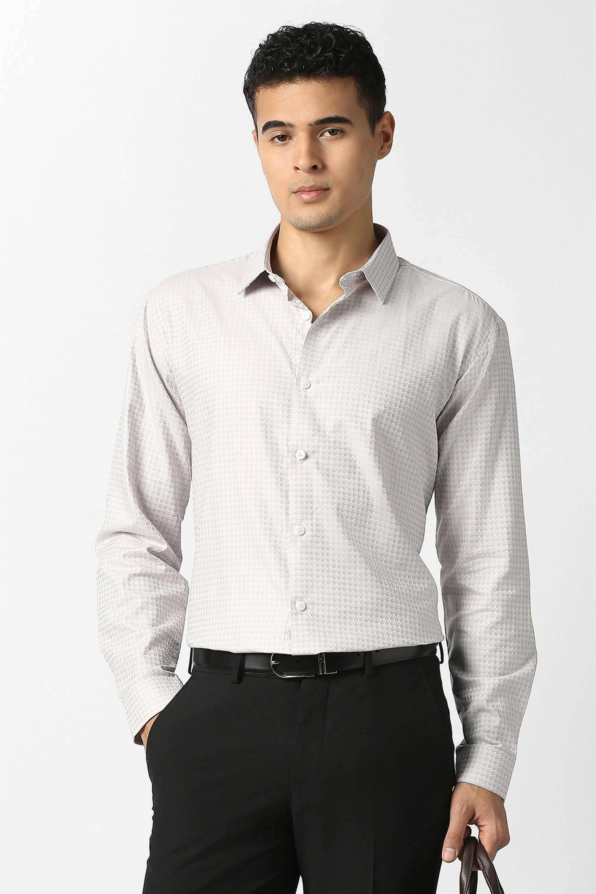 Solid-Cotton-Slim-Fit-Men-s-Casual-Shirt