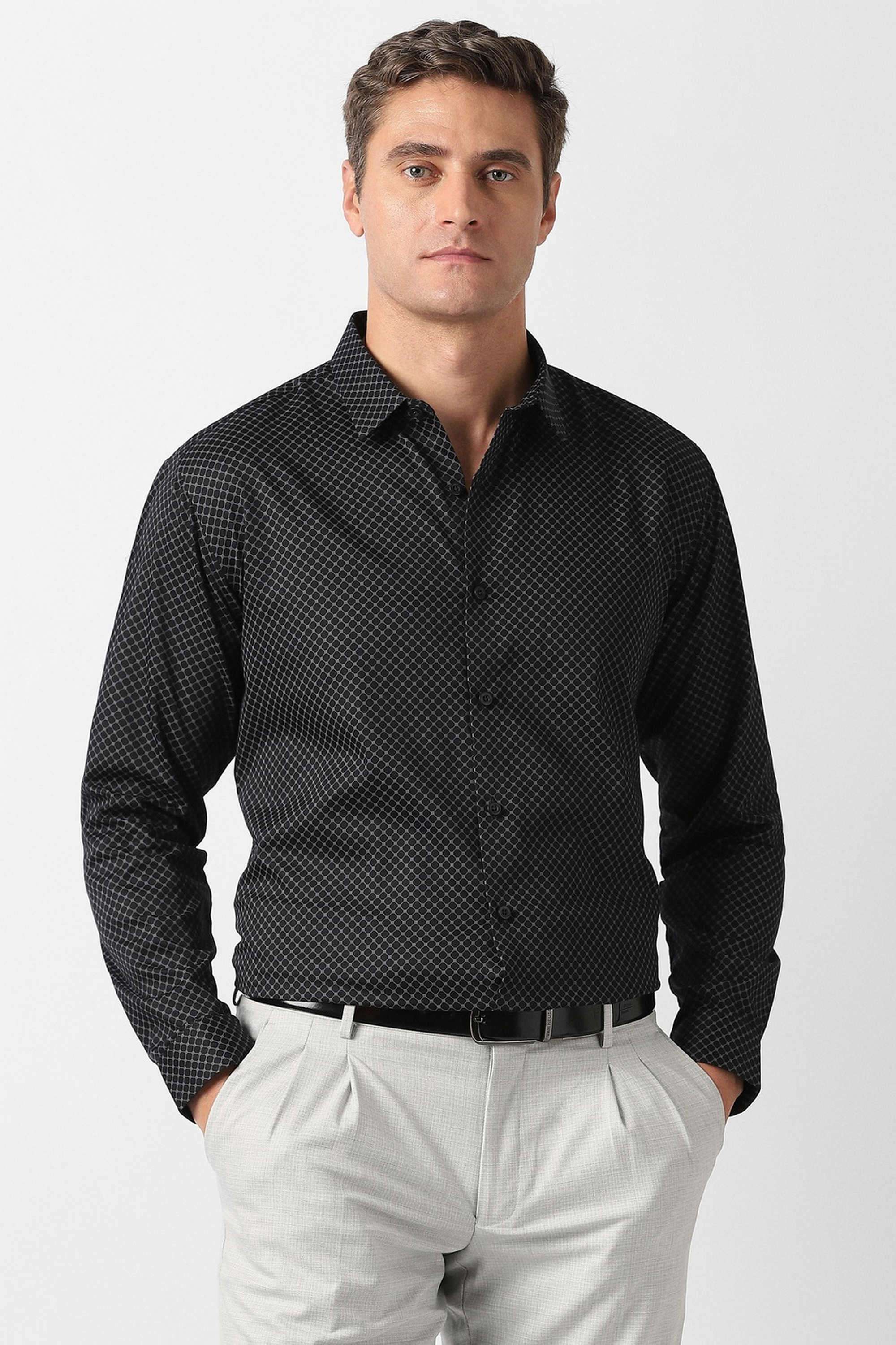 Printed-Cotton-Slim-Fit-Men-s-Casual-Shirt