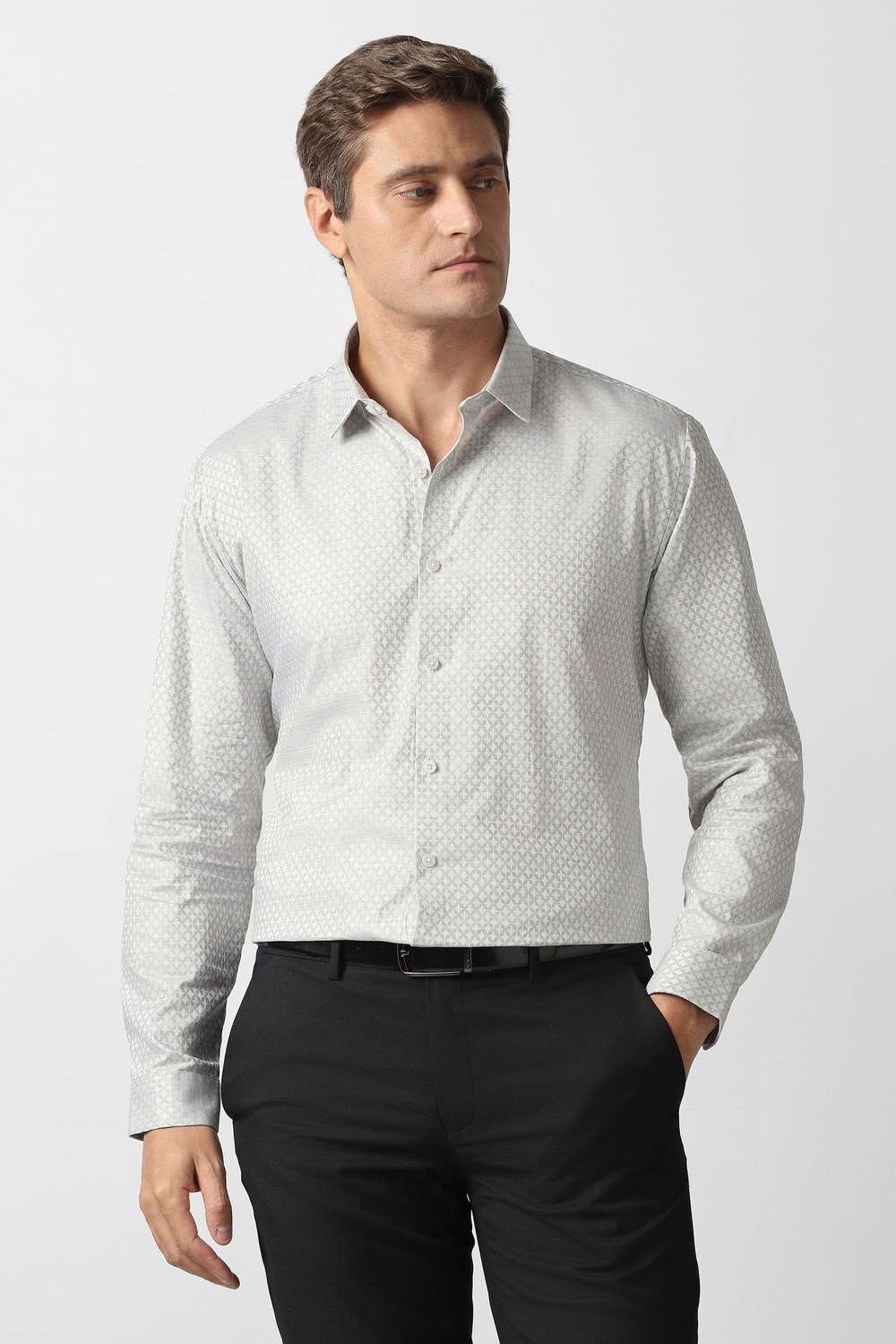 Solid-Cotton-Slim-Fit-Men-s-Casual-Shirt