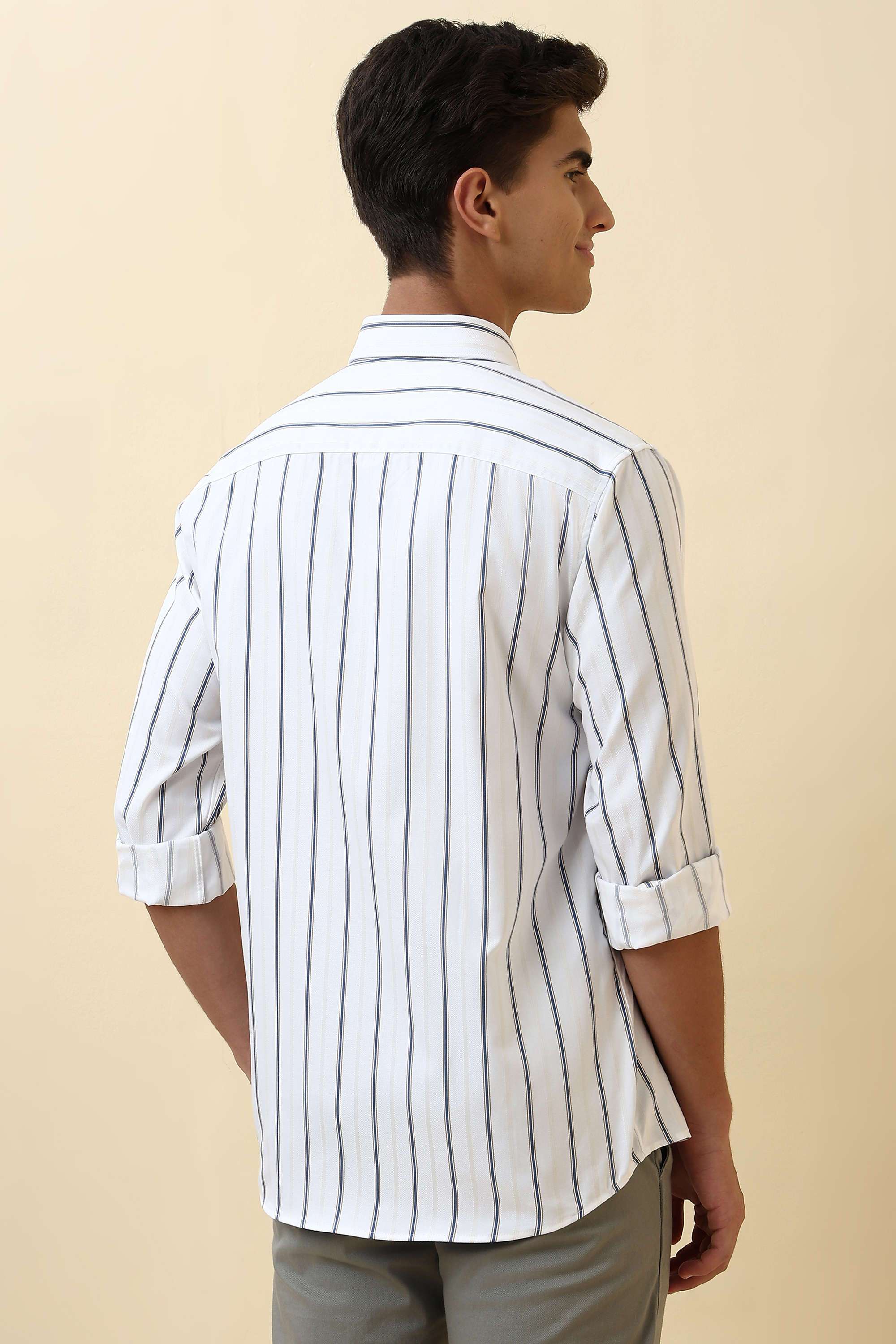 Stripes-Cotton-Regular-Fit-Men-Formal-Wear-Shirt