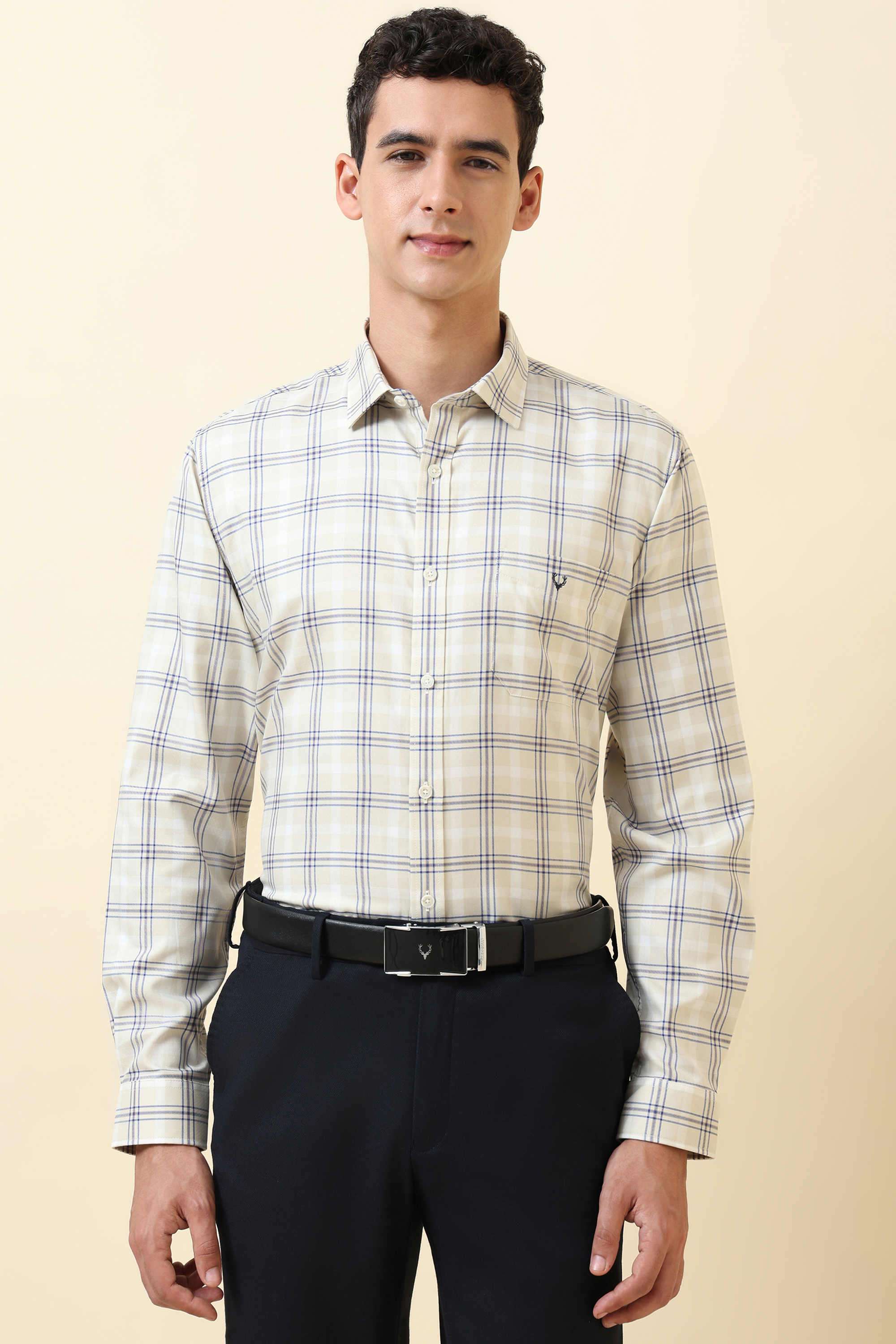 Checks-Cotton-Regular-Fit-Formal-Shirt