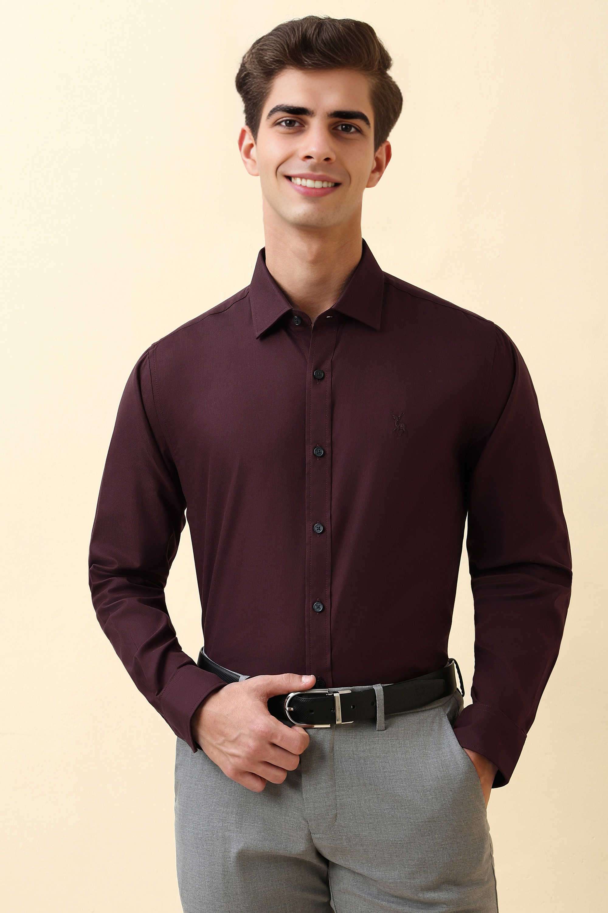 Textured-Cotton-Regular-Fit-Men-s-Formal-Shirt