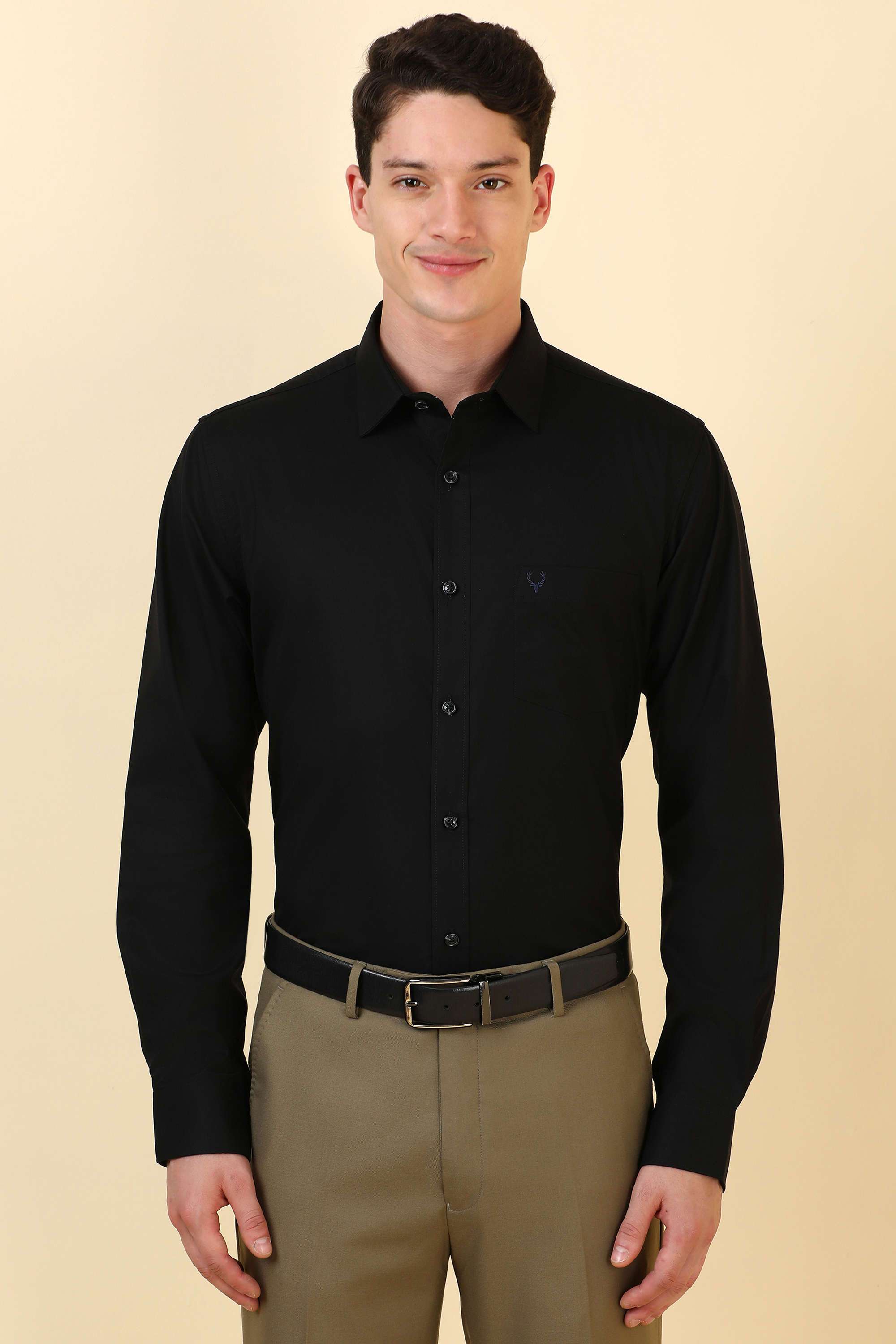 Textured-Cotton-Regular-Fit-Men-Formal-Wear-Shirt