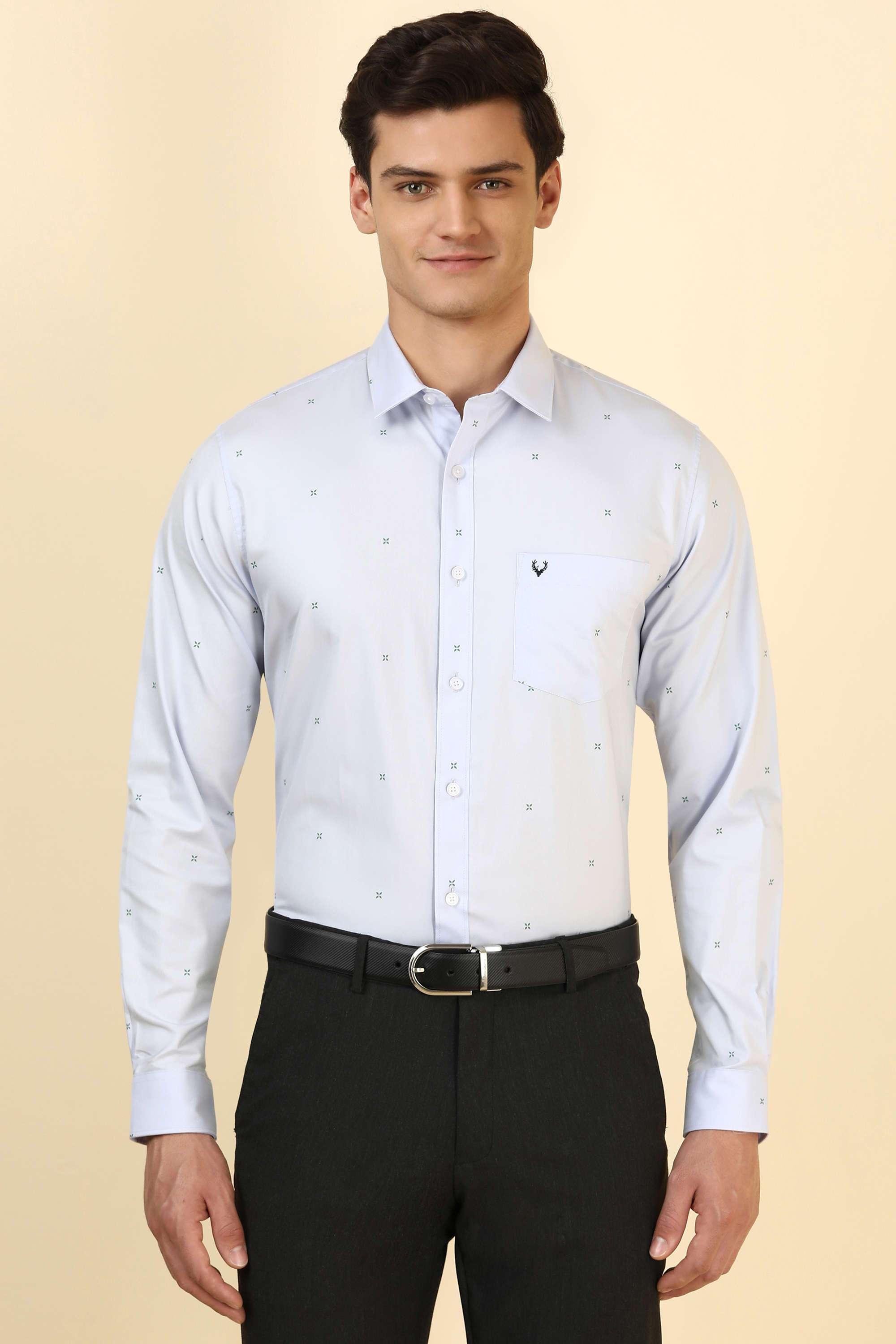 Printed-Cotton-Regular-Fit-Men-Formal-Wear-Shirt