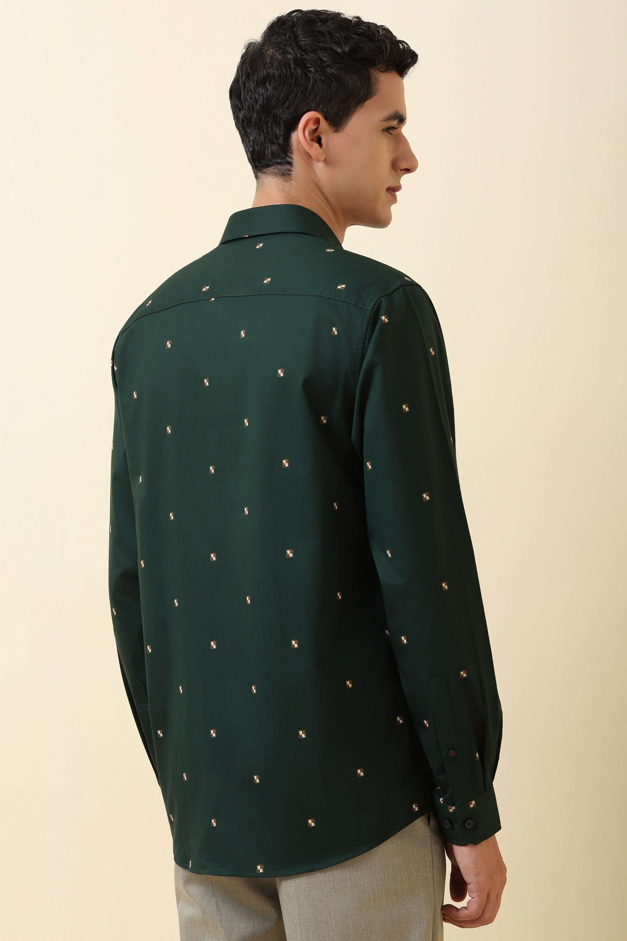 Printed-Cotton-Regular-Fit-Men-Formal-Wear-Shirt
