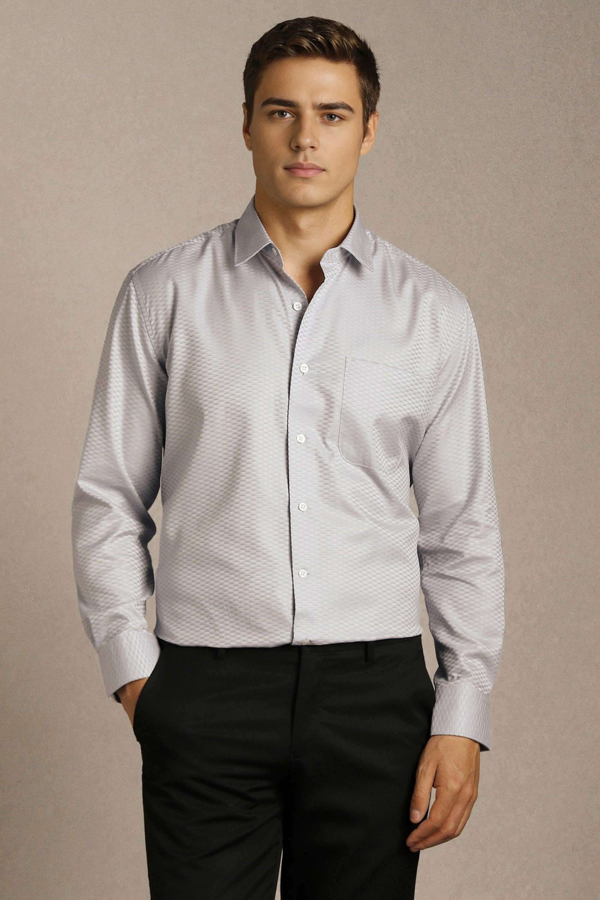 Solid-Cotton-Regular-Fit-Men-s-Formal-Shirt