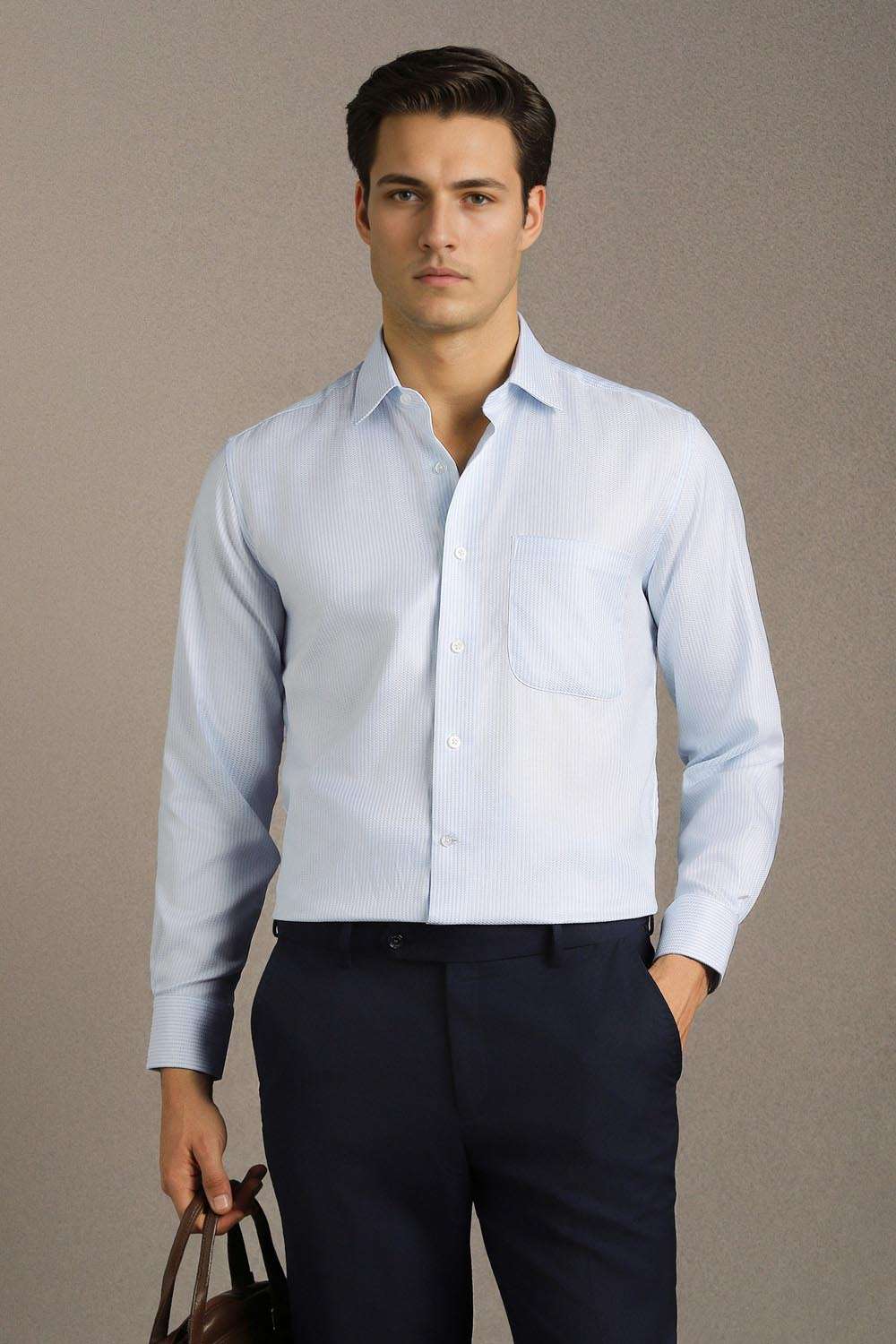 Stripes-Cotton-Regular-Fit-Men-Formal-Shirt