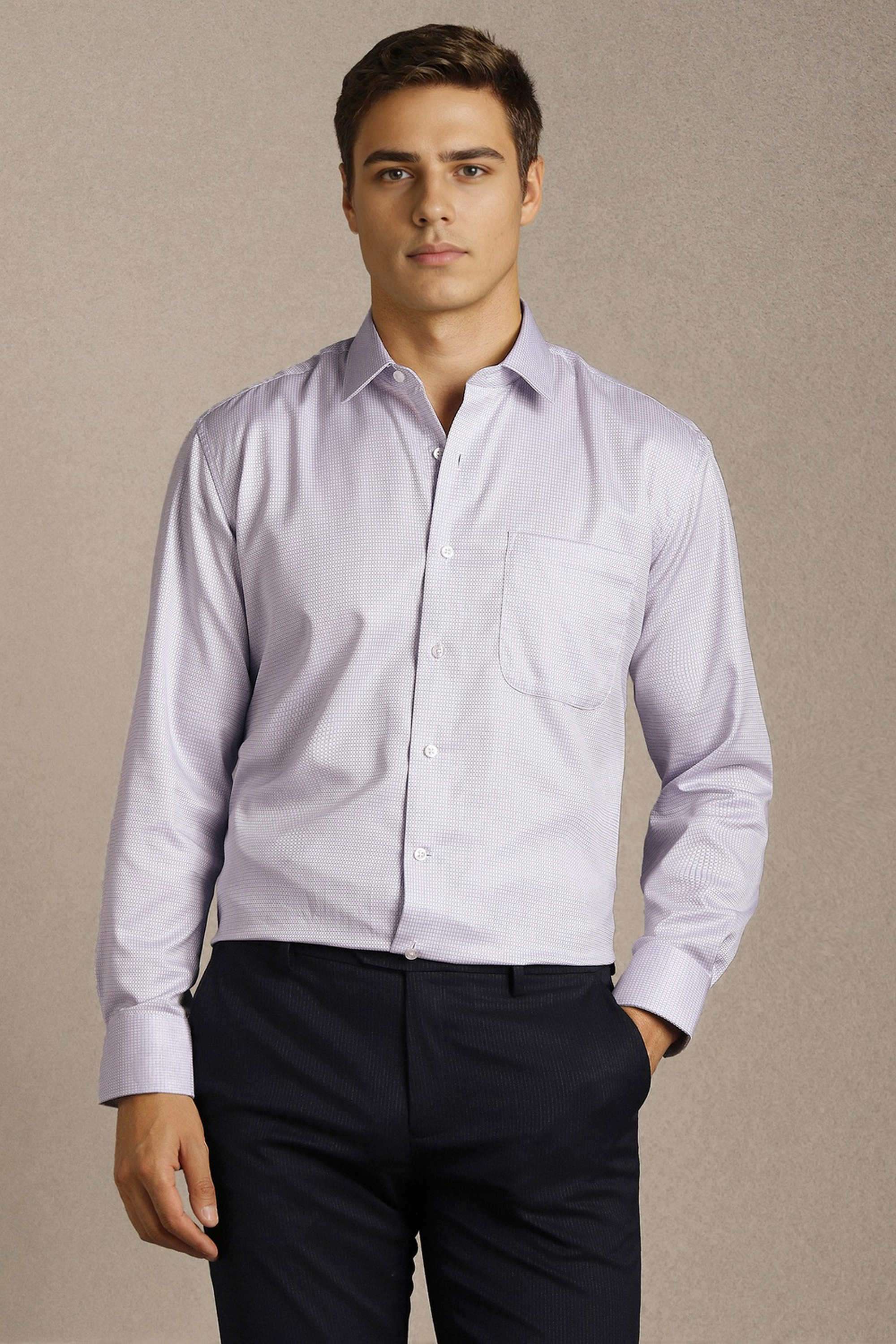Checks-Cotton-Regular-Fit-Men-s-Formal-Shirt