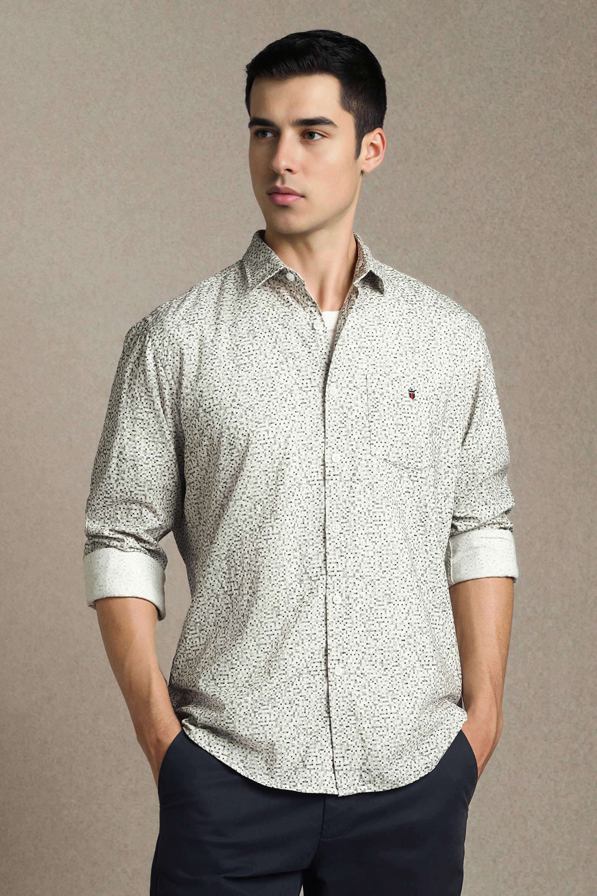 Printed-Cotton-Slim-Fit-Men-Casual-Wear-Shirt