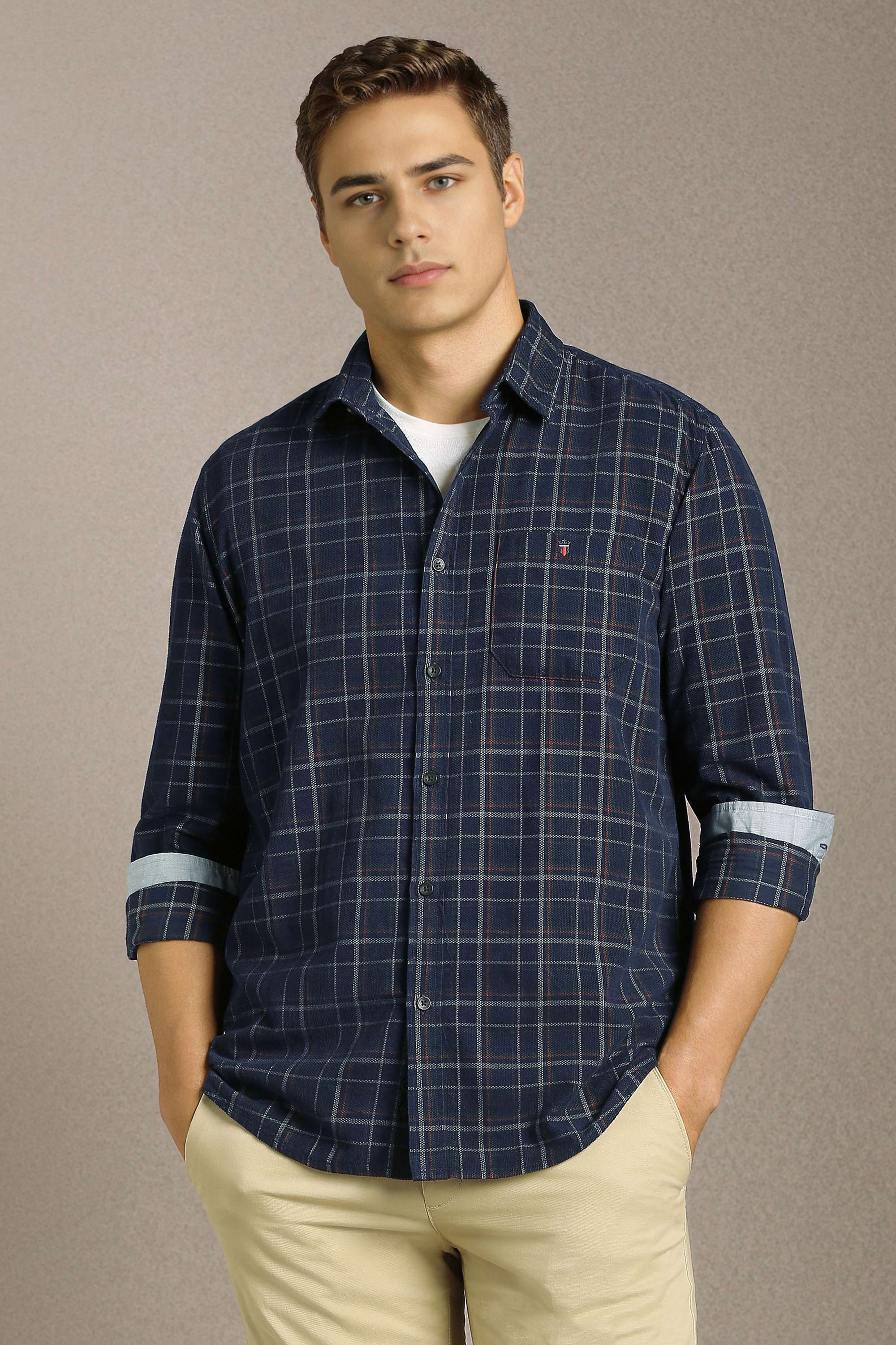 Checks-Cotton-Slim-Fit-Men-s-Casual-Shirt