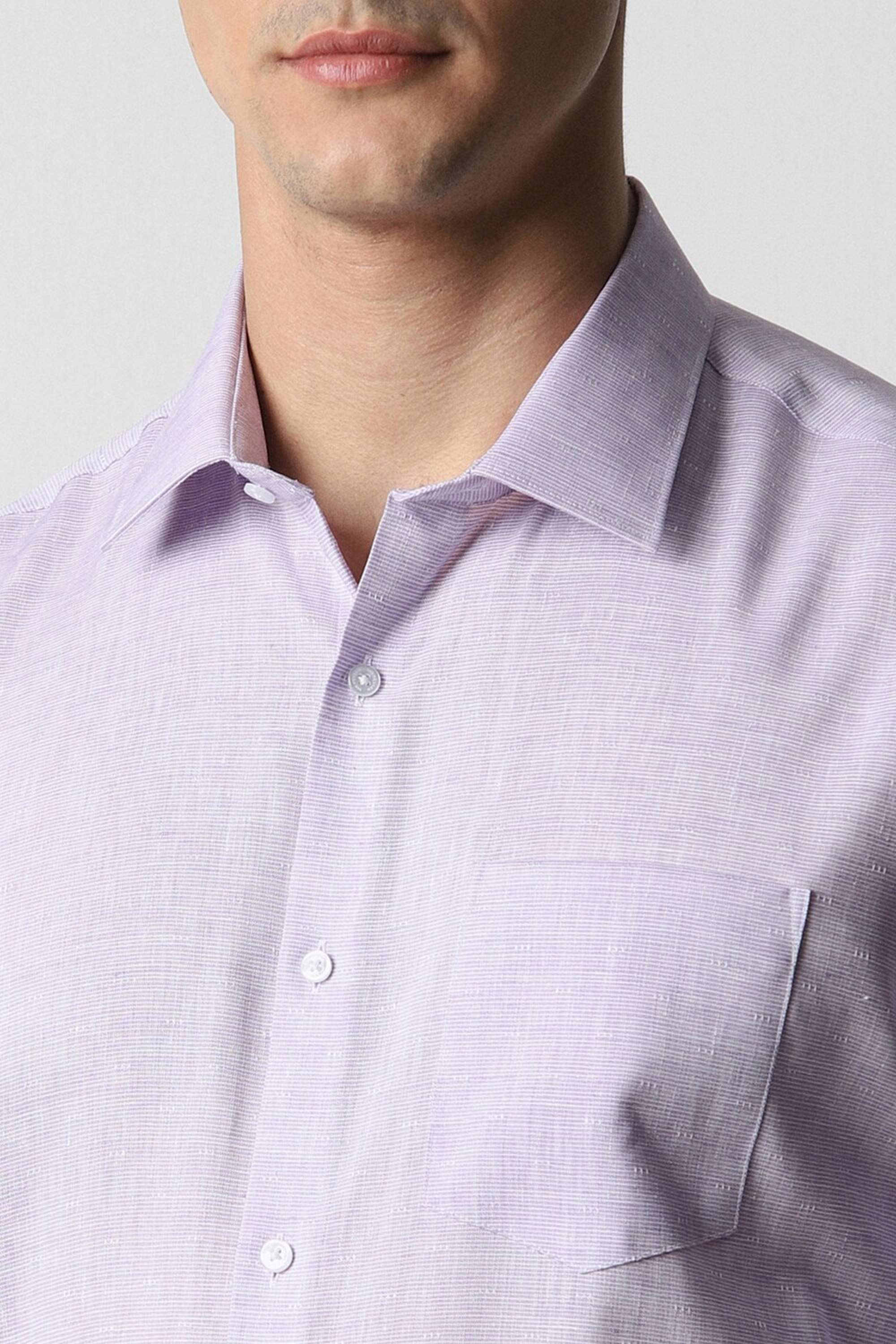 strapless open back dress Texture Light Purple Dress Shirt – Aristocrats Bows N Ties main image 0